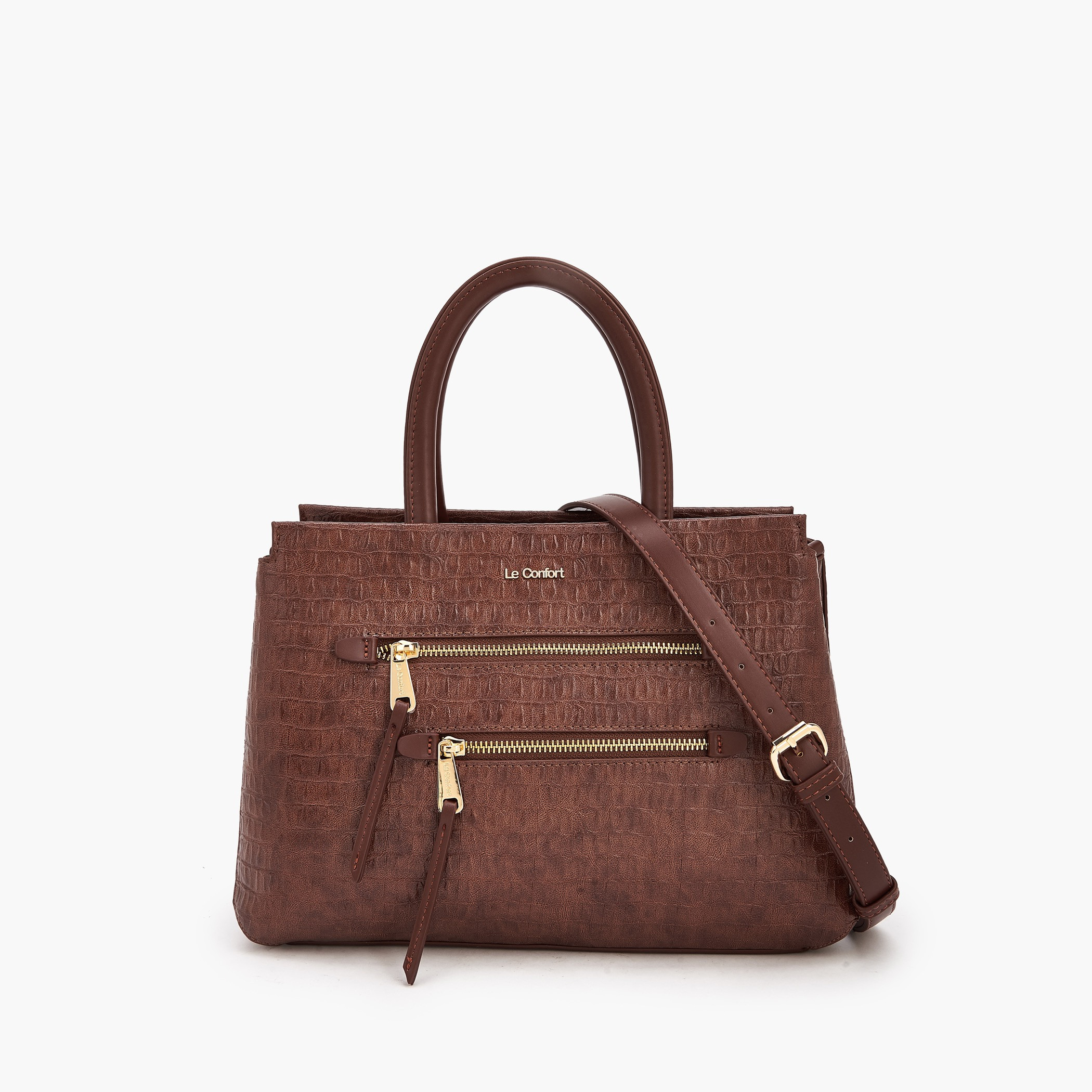 Le Confort Textured Tote Bag with Detachable Strap-women-bagsandwallets-handbags-image-1