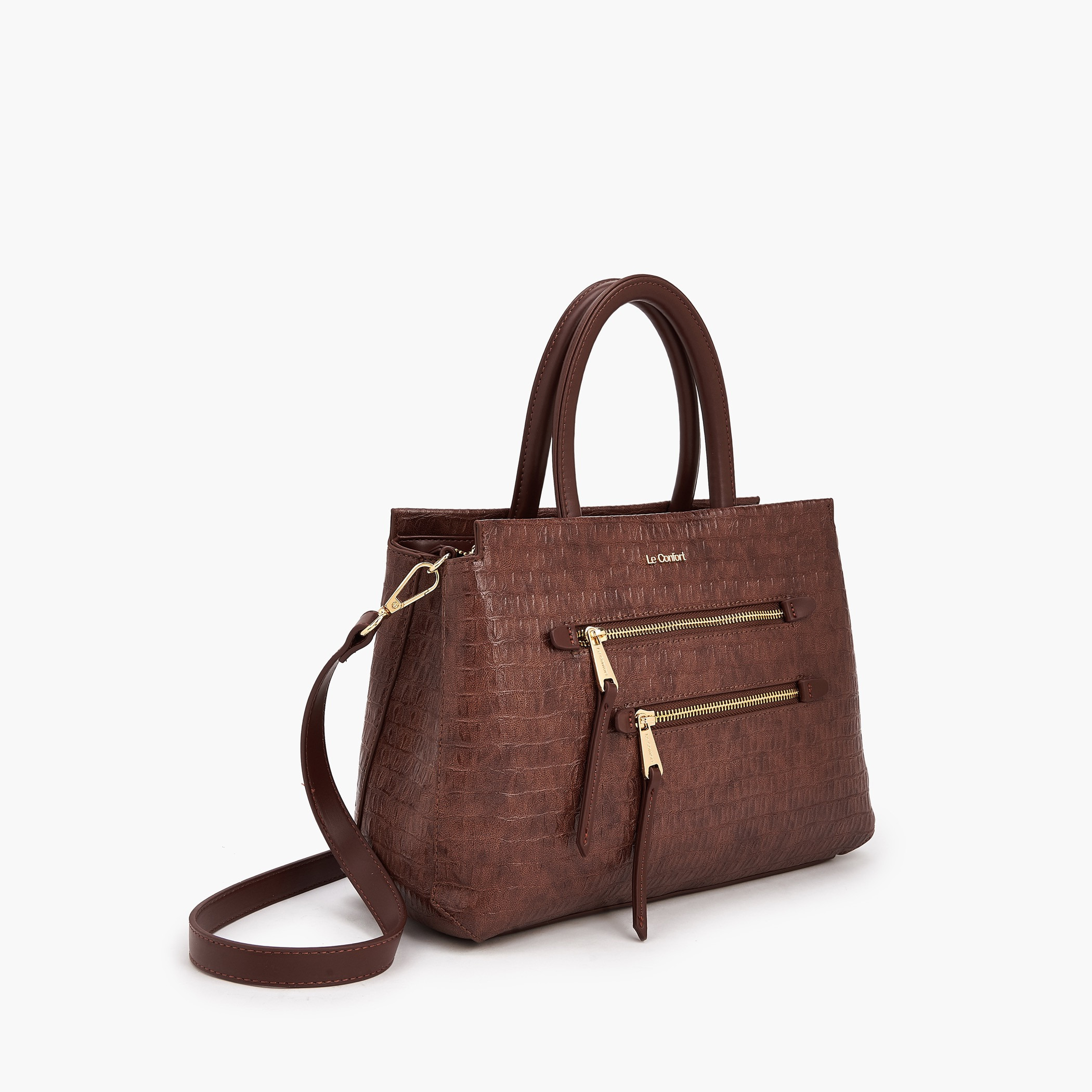 Le Confort Textured Tote Bag with Detachable Strap-women-bagsandwallets-handbags-image-4