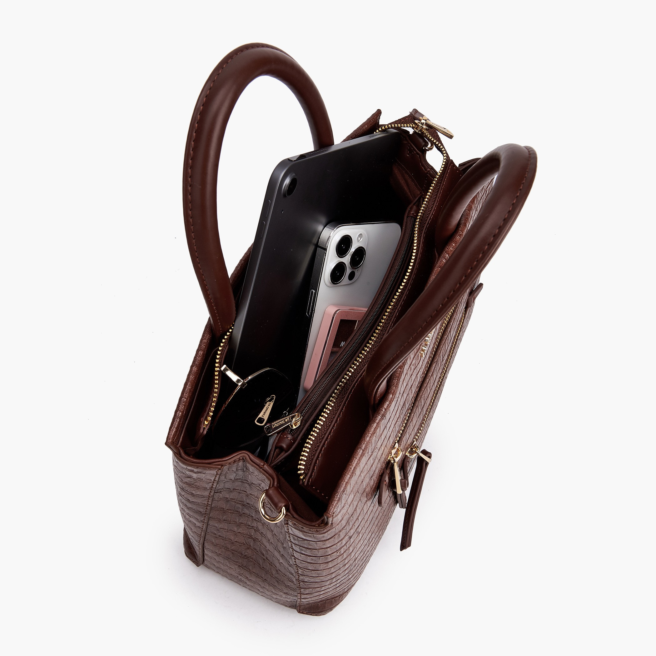 Le Confort Textured Tote Bag with Detachable Strap-women-bagsandwallets-handbags-image-8