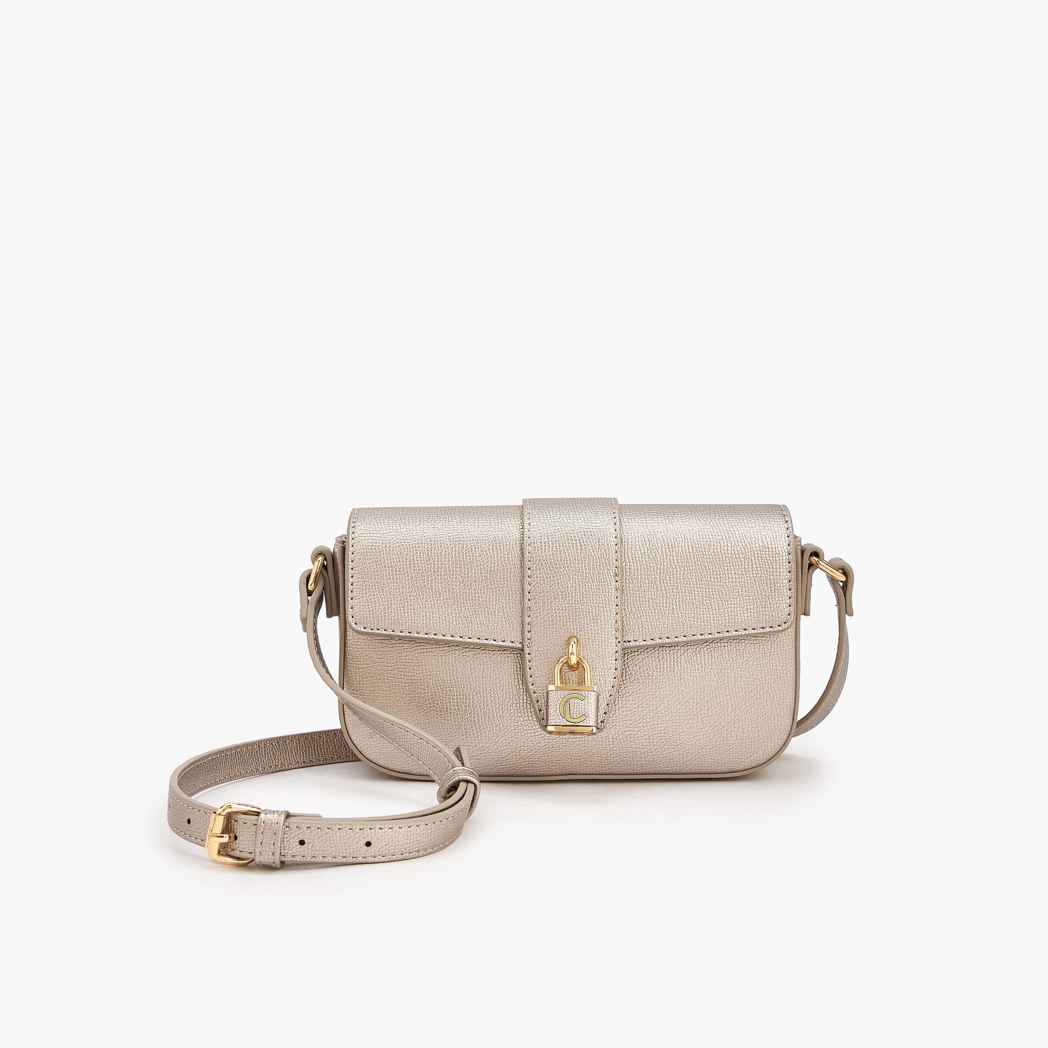 شنطة كروس بودي بارزة الملمس مع حزام قابل للتعديل من لو كونفور-women-bagsandwallets-handbags-image-1