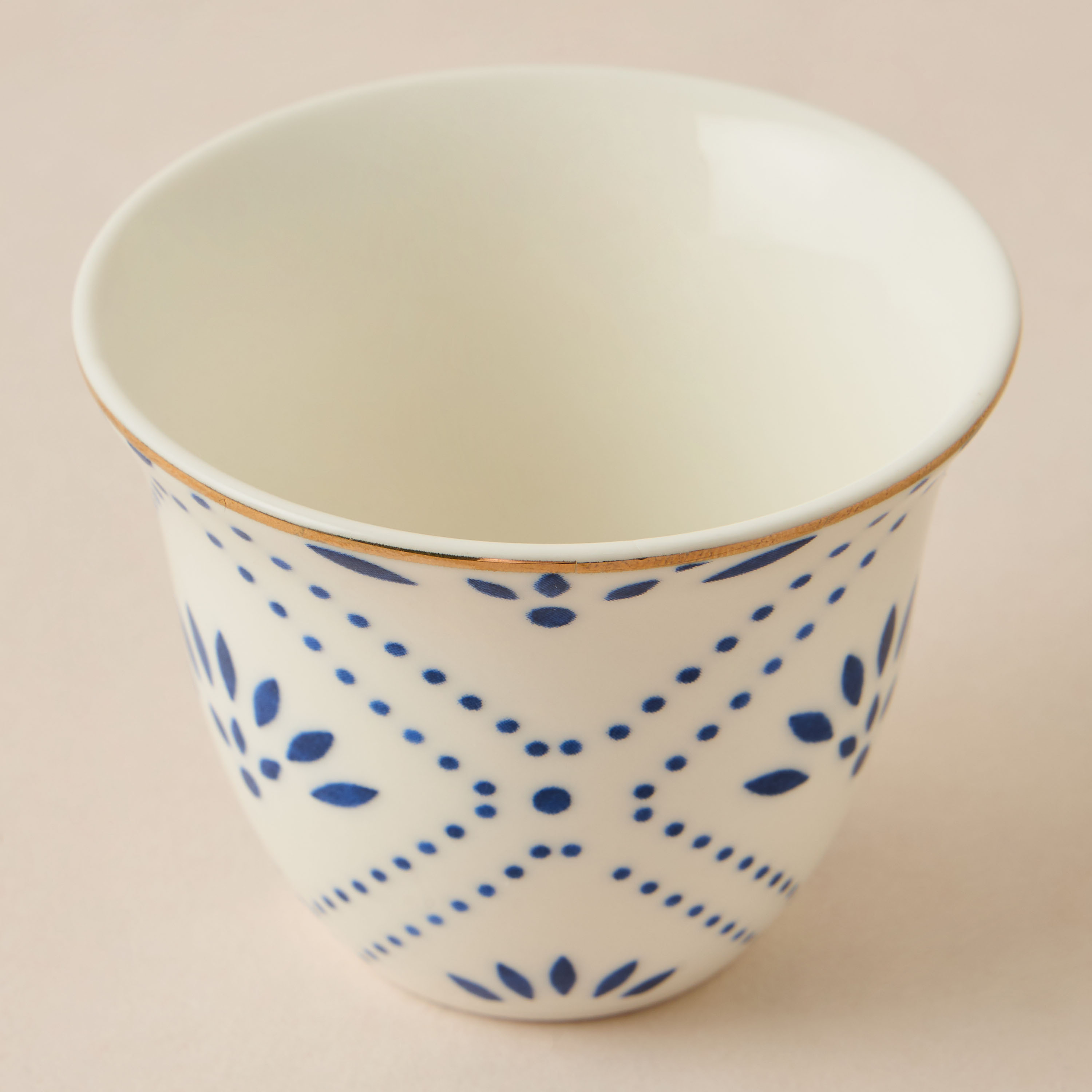 Printed Bone China Kahwa Cup - Set of 4-household-dining-teaandcoffee-mugsandcups-image-4