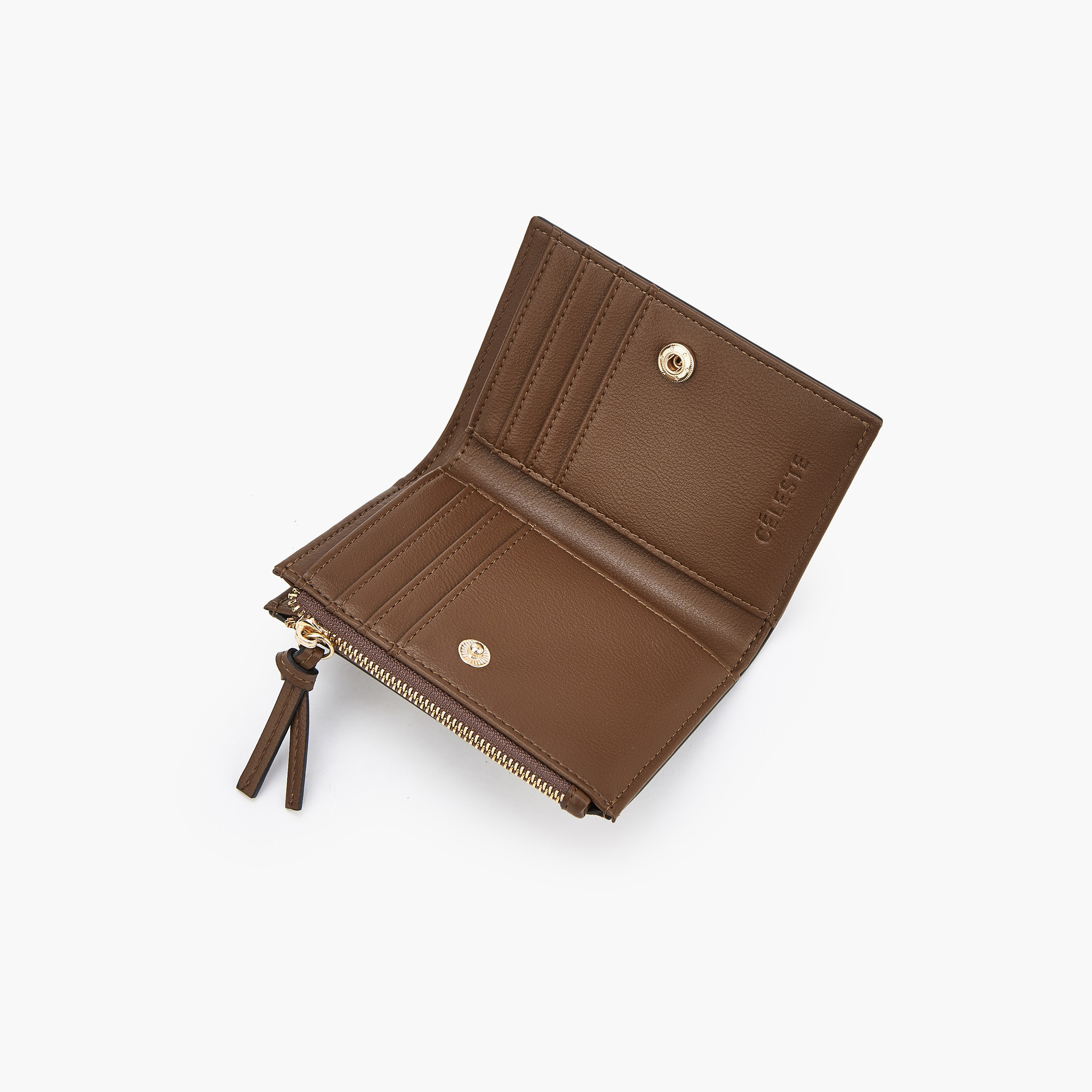 محفظة بطية ثنائية مع زر إغلاق كباس من سيليست-women-bagsandwallets-wallets-image-6