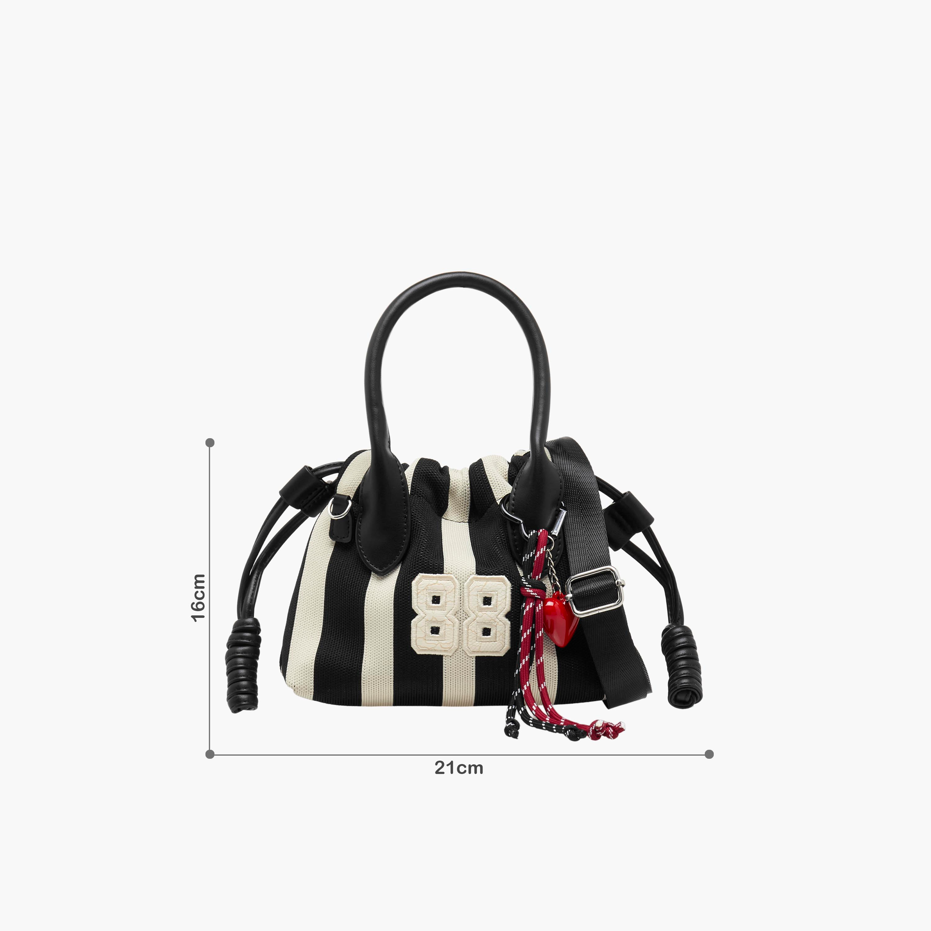 Missy Striped Tote Bag with Detachable Strap-women-bagsandwallets-handbags-image-2