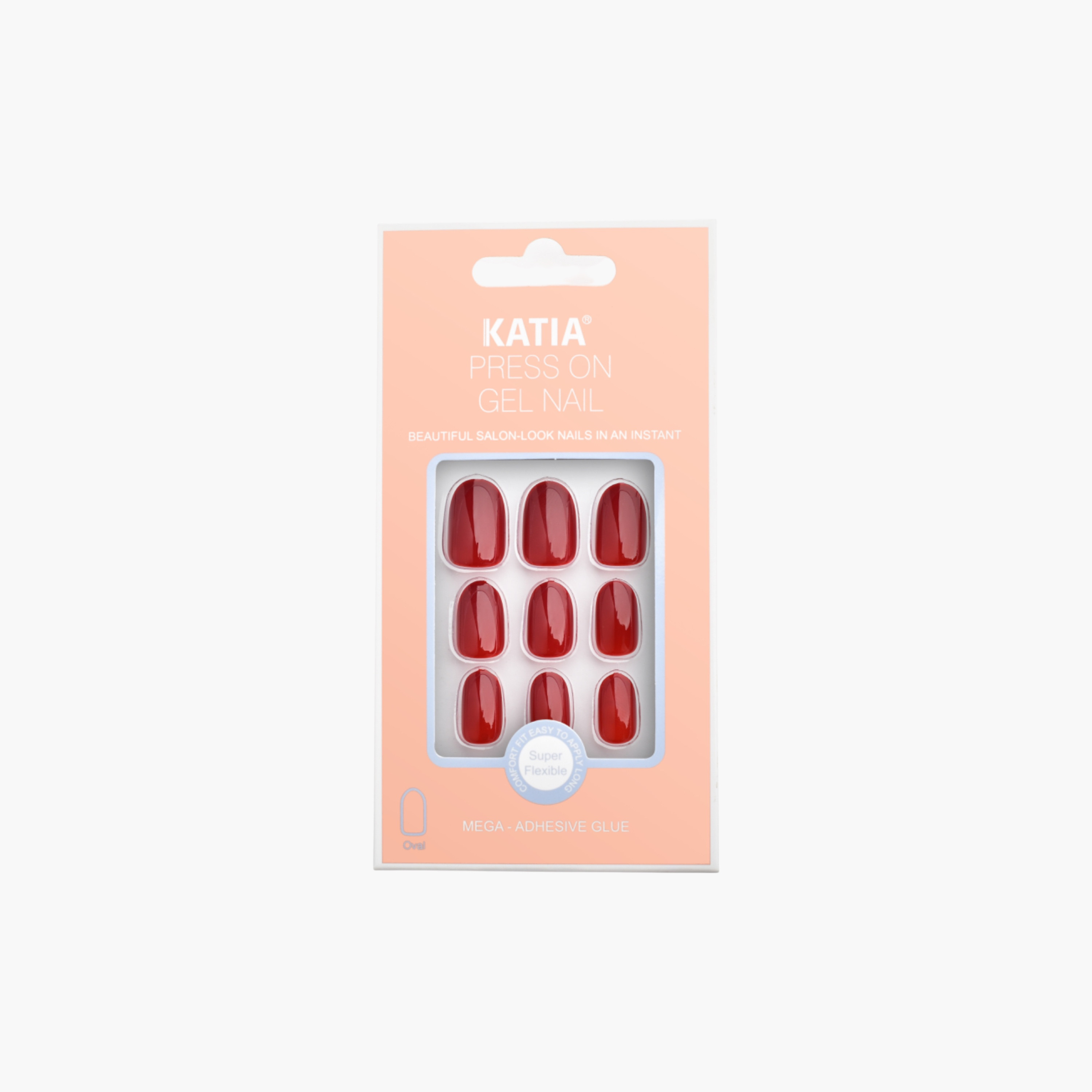Katia Nails Oval Dark -beautyandpersonalcare-makeup-nails-artificialnails-image-2