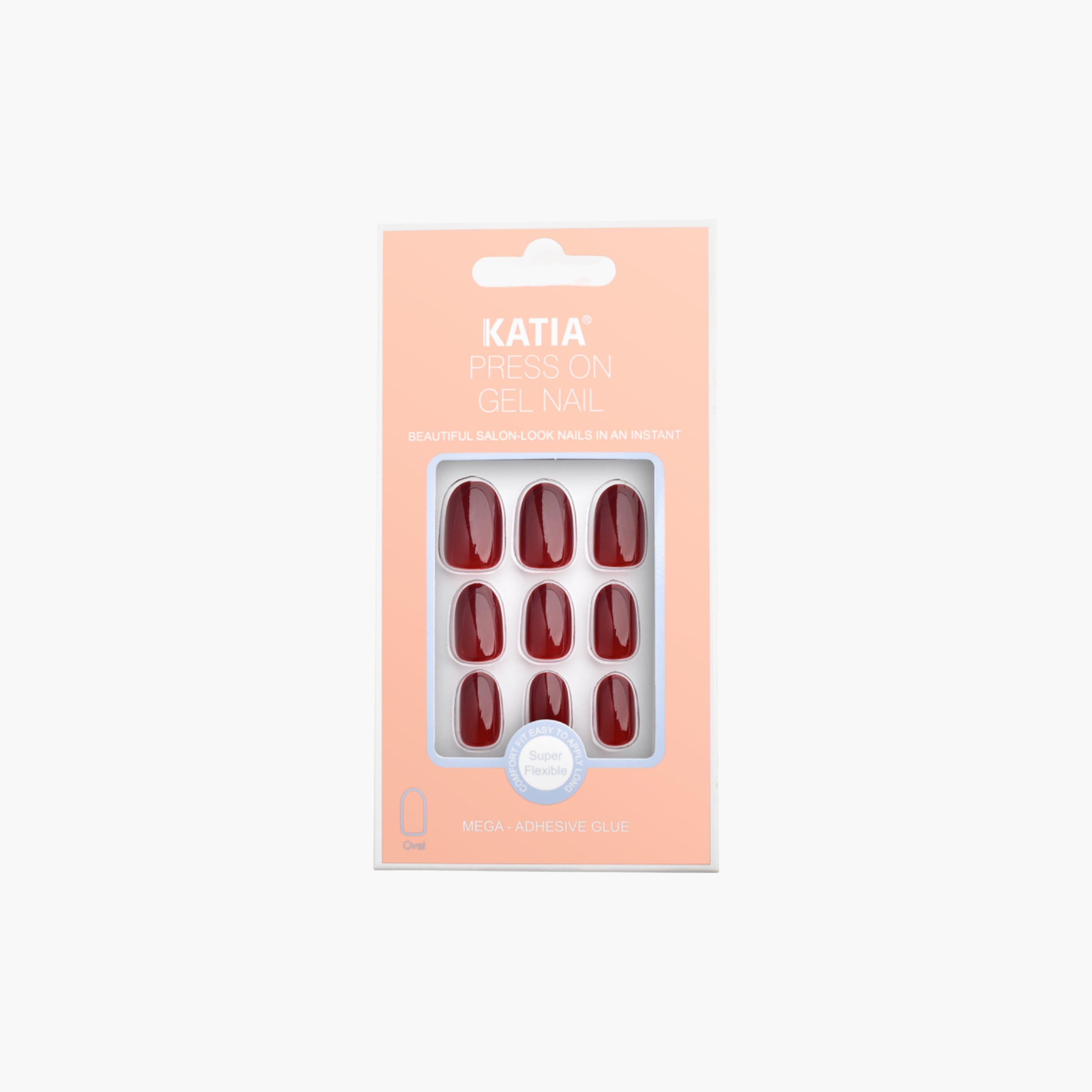 Katia Nails Oval Dark -beautyandpersonalcare-makeup-nails-artificialnails-image-4