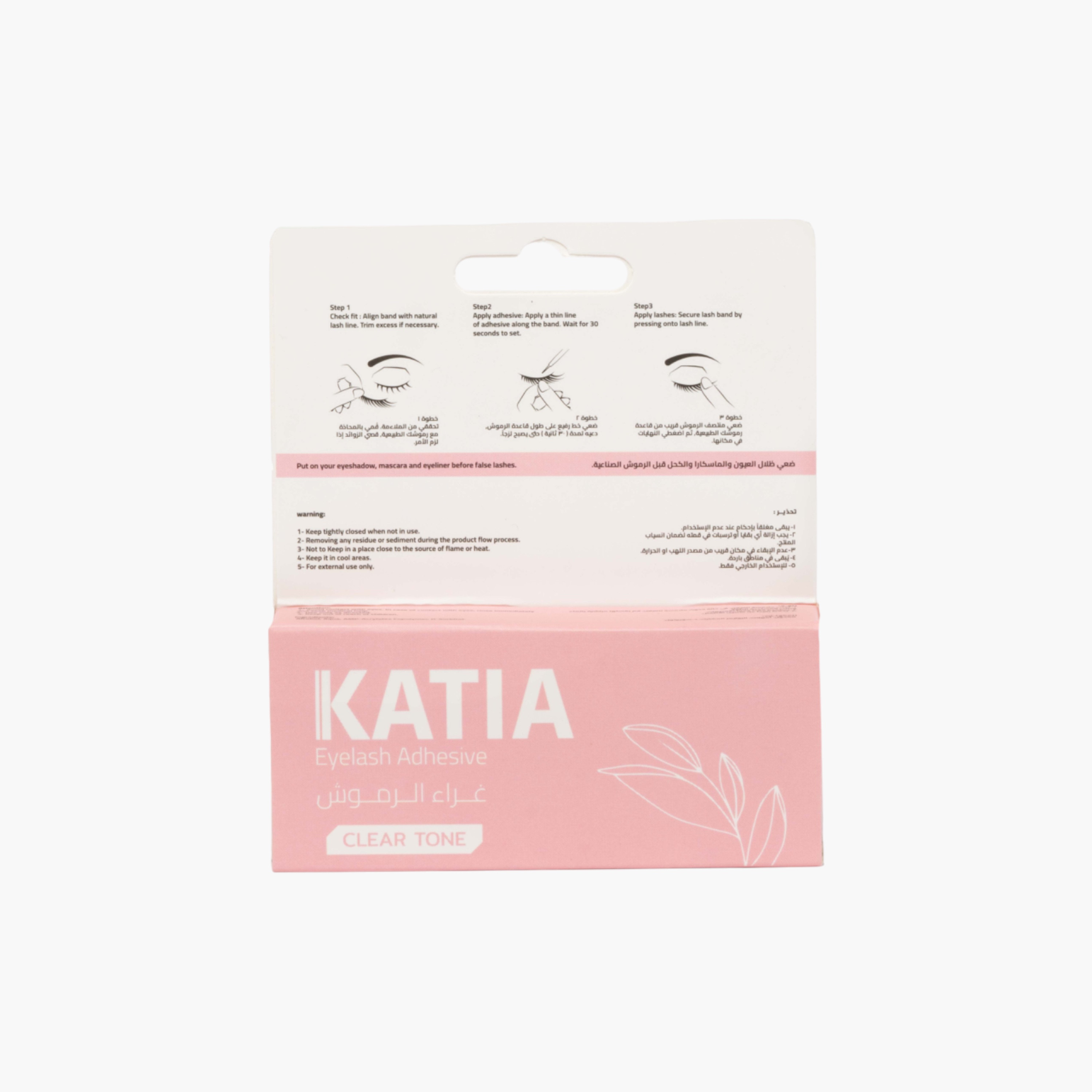 غراء الرموش من كاتيا - شفاف-beautyandpersonalcare-makeup-brushesandaccessories-eyelashcurlers-image-1