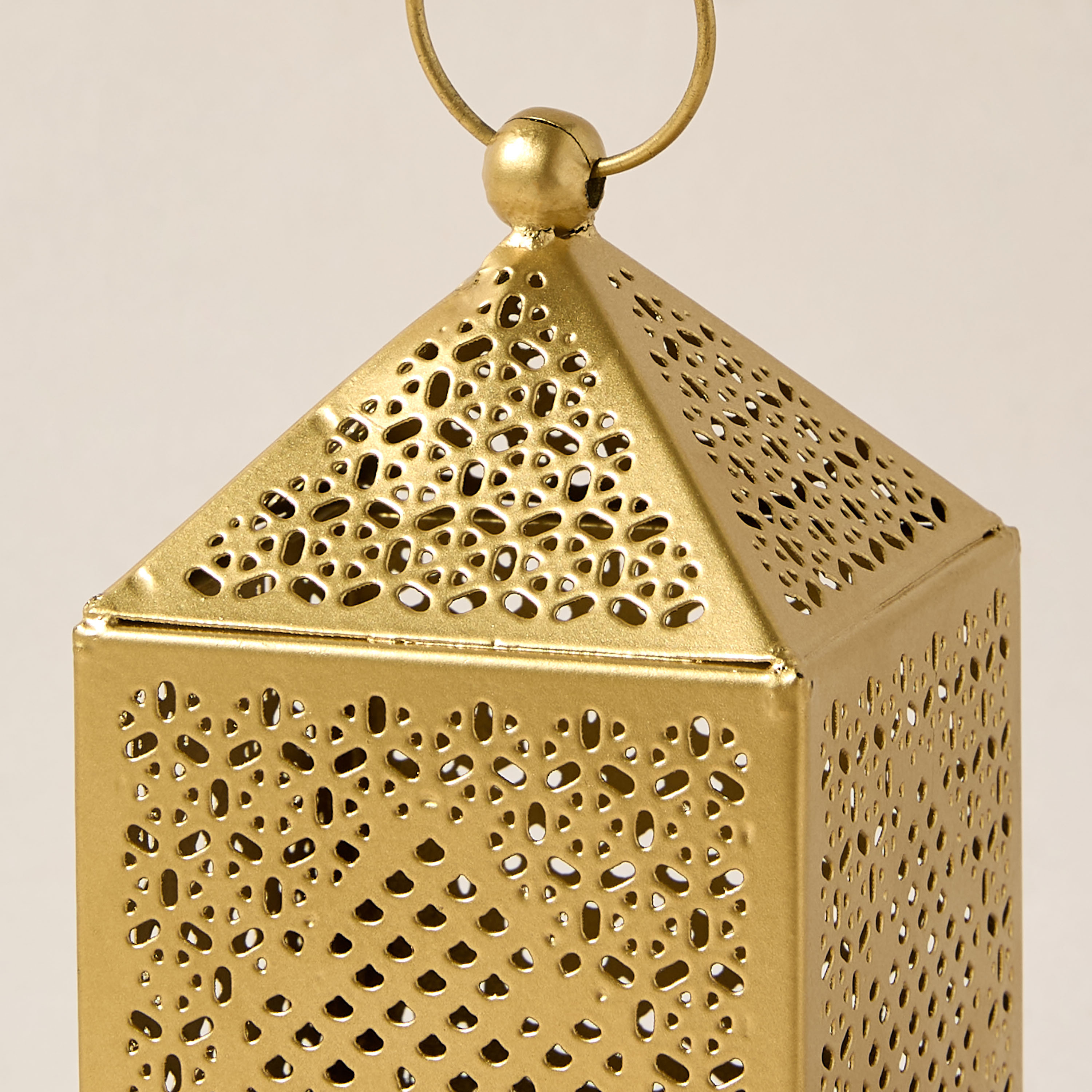 Cutwork Metal Decorative Tealight Lantern - 14 cms-household-decor-candleholdersandlanterns-image-4