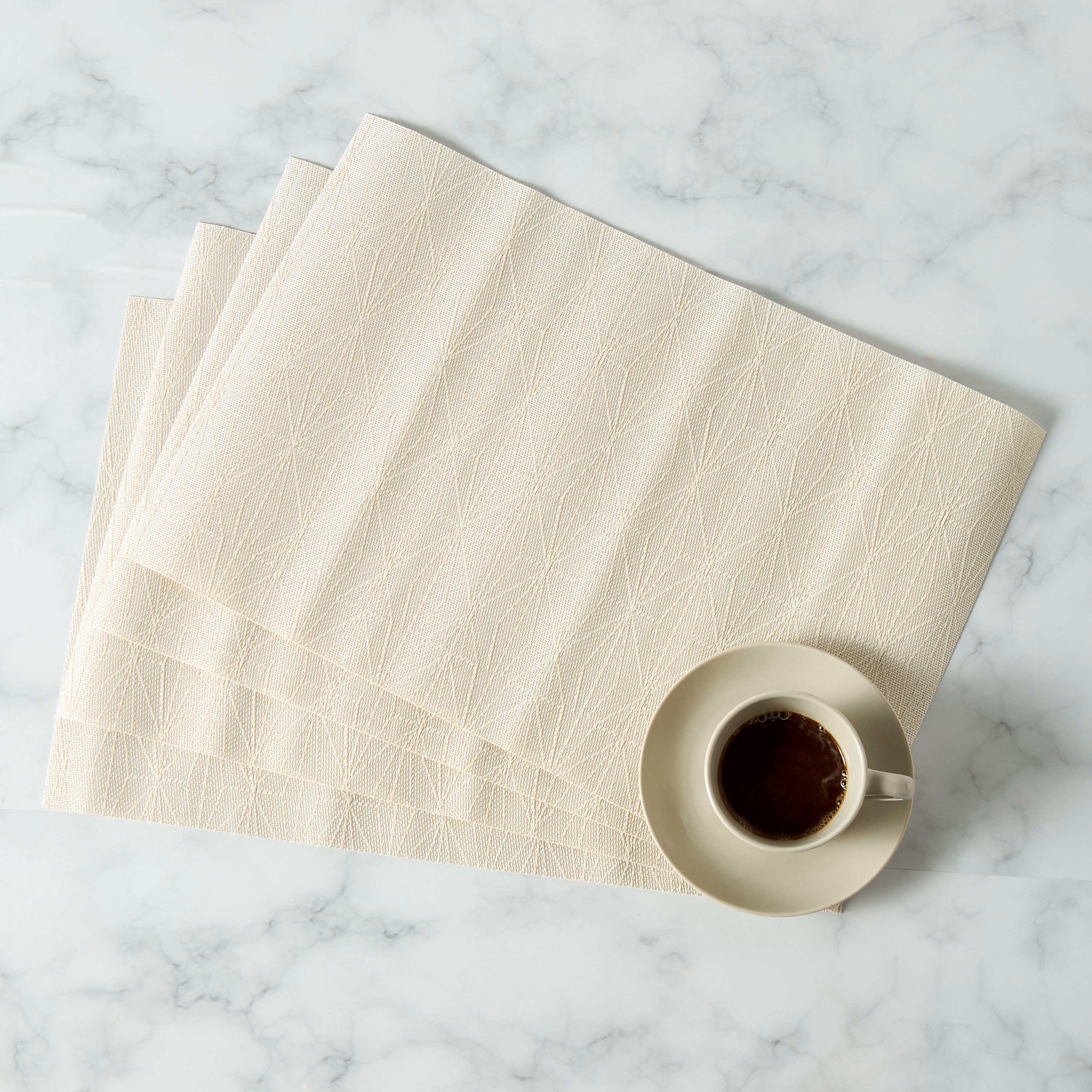 Textured 4-Piece Placemat Set - 30x45 cms-household-dining-tablelinen-placemats-image-1