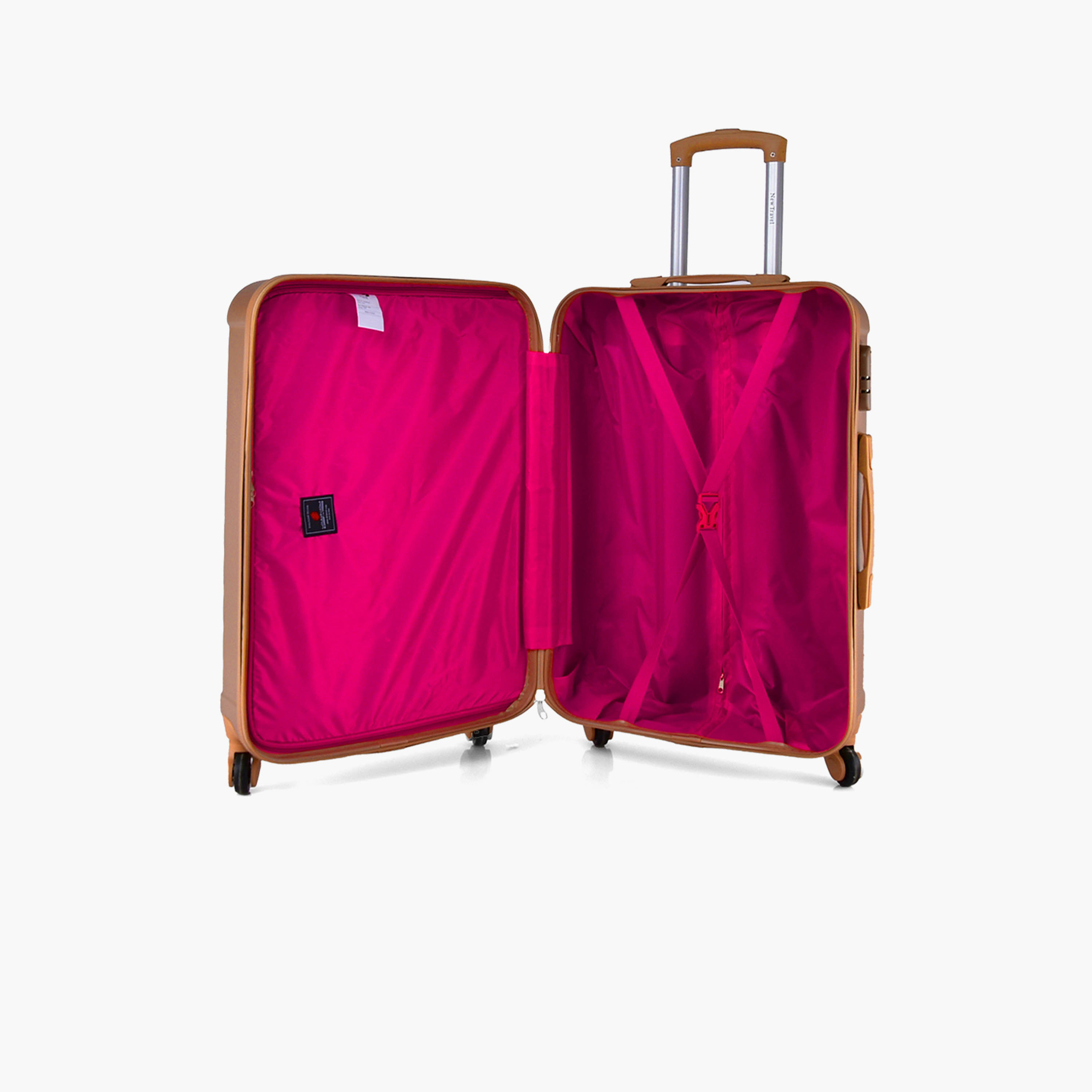 نيو ترافيل- طقم شنط سفر 5 شنط ABS بأربع عجلات دوارة مع قفل مجمع | CS005/5P-travel-luggagesandbags-luggage-image-8