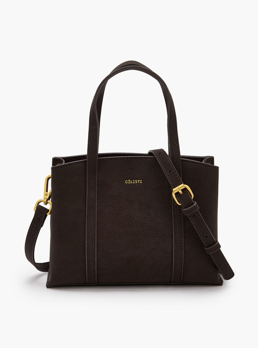 شنطة توتي بارزة الملمس بمقابض مزدوجة من لو كونفورت-women-bagsandwallets-handbags-image-1