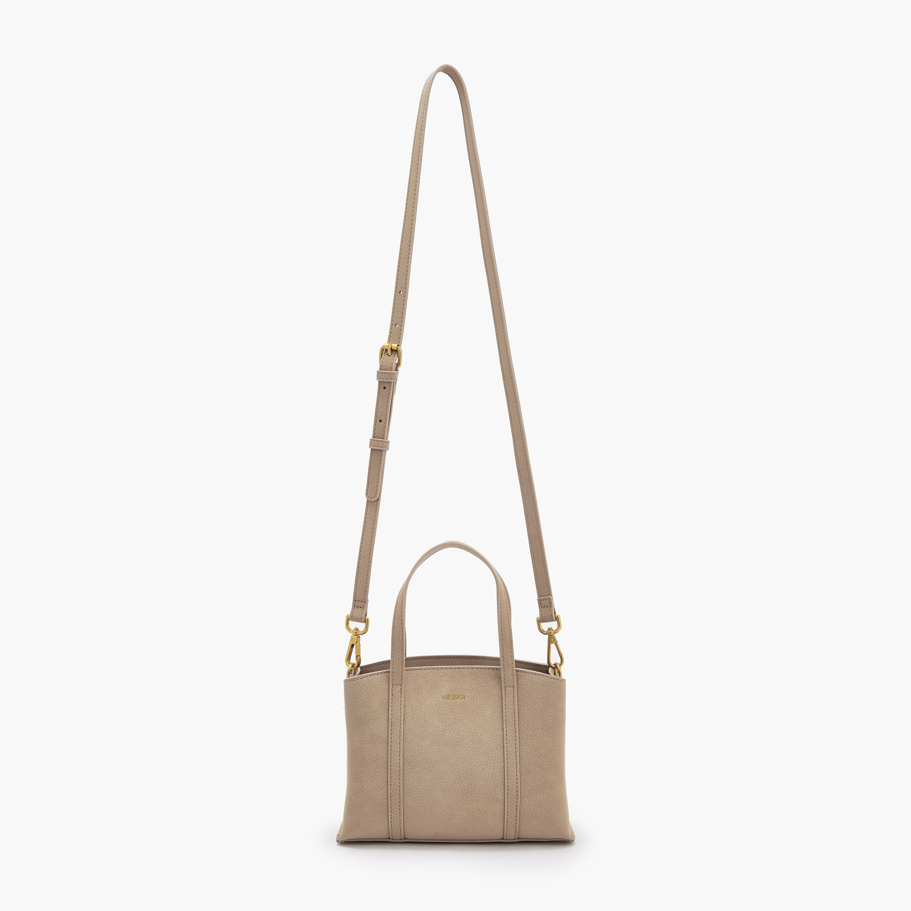 Celeste Textured Tote Bag with Double Handles-women-bagsandwallets-handbags-image-3