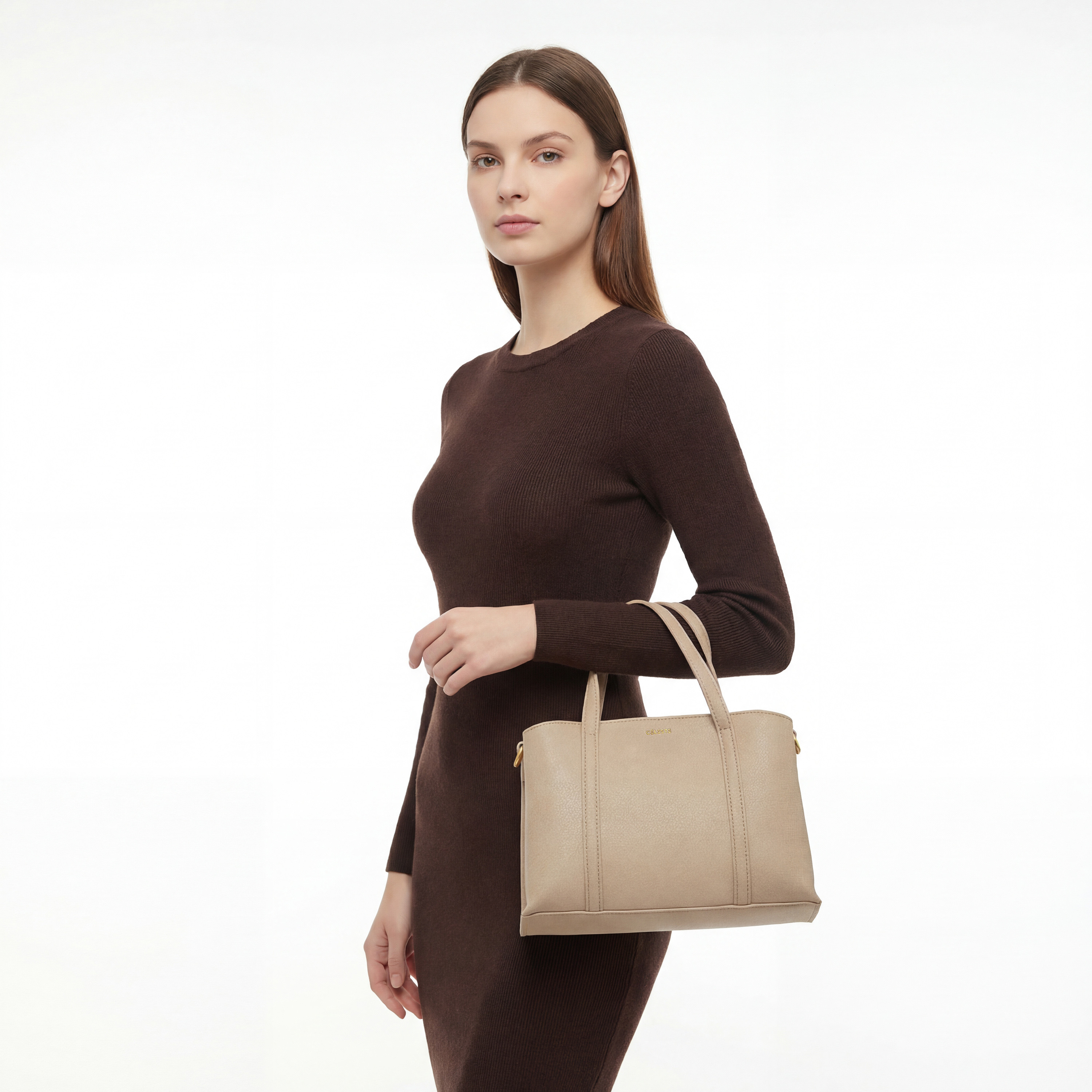 شنطة توتي بارزة الملمس بمقابض مزدوجة من لو كونفورت-women-bagsandwallets-handbags-image-2