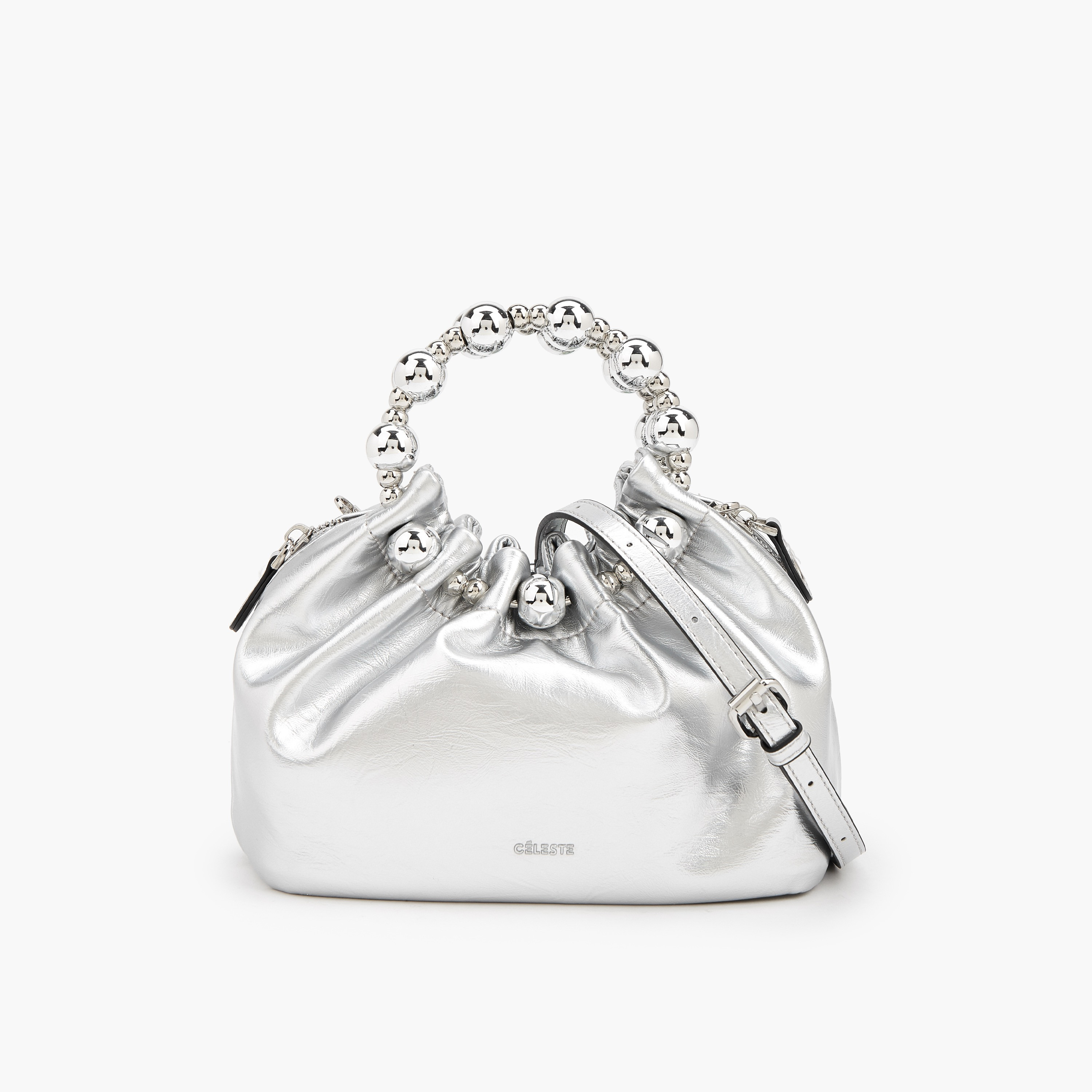 شنطة كروس بودي بكشكش وحزام قابل للفصل من سيليست-women-bagsandwallets-handbags-image-1
