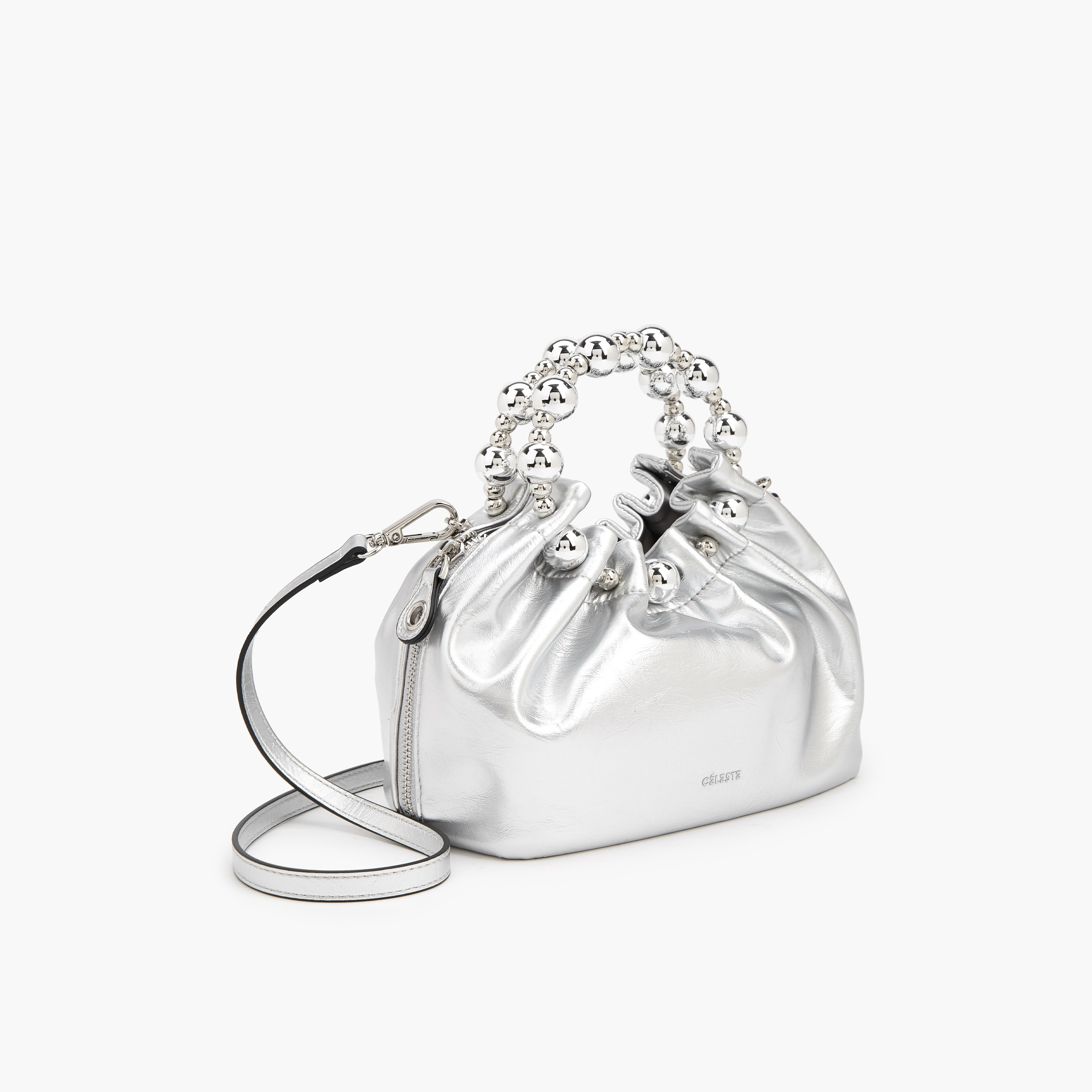 شنطة كروس بودي بكشكش وحزام قابل للفصل من سيليست-women-bagsandwallets-handbags-image-4