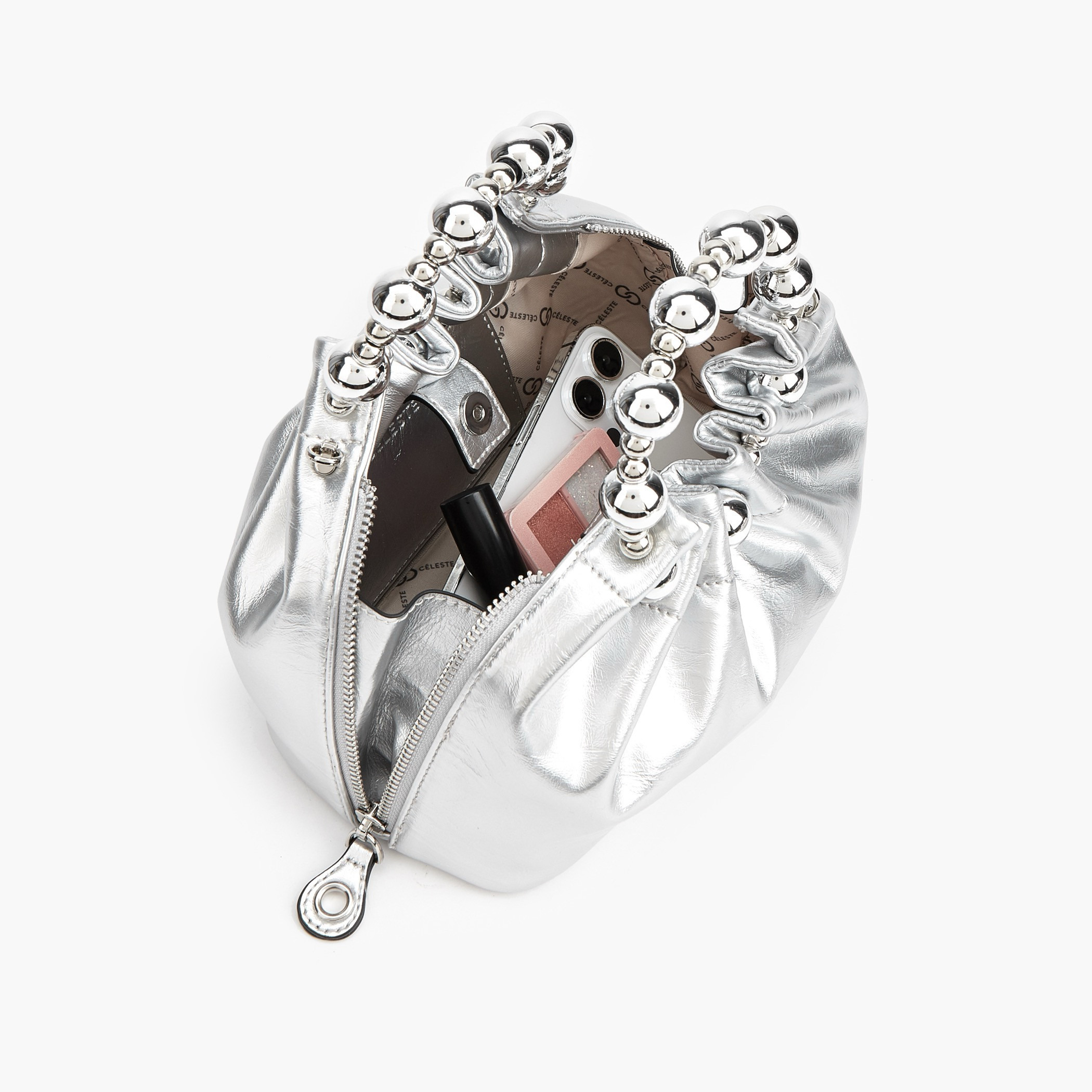 شنطة كروس بودي بكشكش وحزام قابل للفصل من سيليست-women-bagsandwallets-handbags-image-8