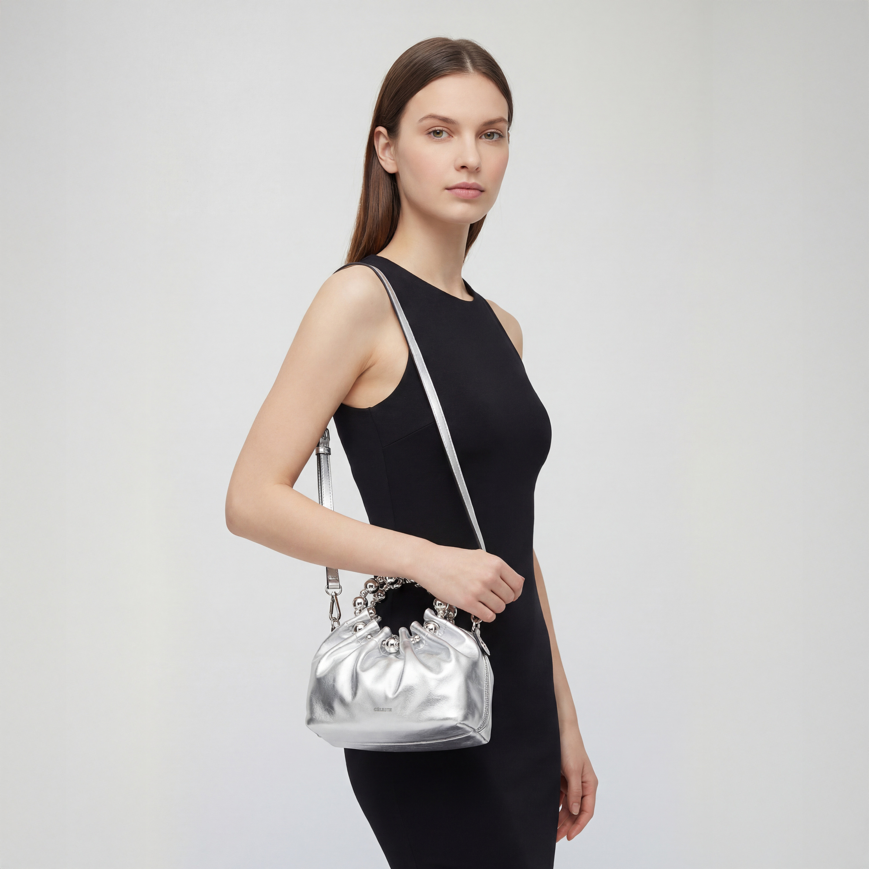 شنطة كروس بودي بكشكش وحزام قابل للفصل من سيليست-women-bagsandwallets-handbags-image-2
