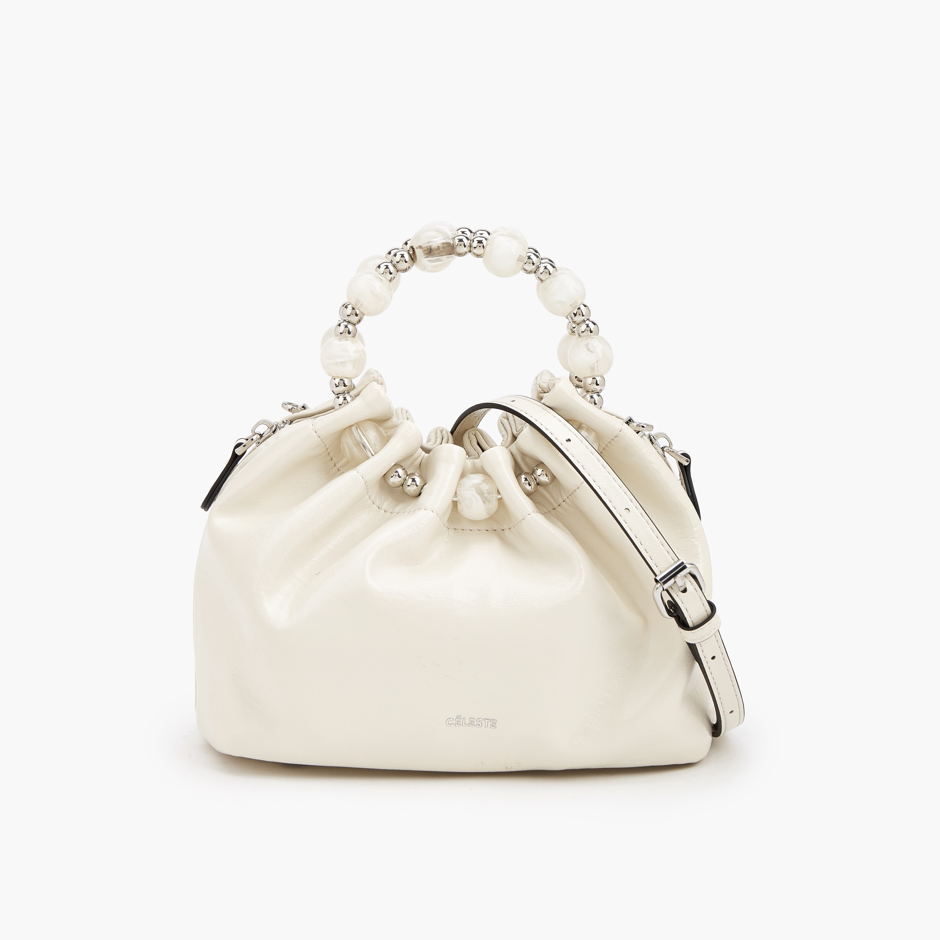 شنطة كروس بودي بكشكش وحزام قابل للفصل من سيليست-women-bagsandwallets-handbags-image-1