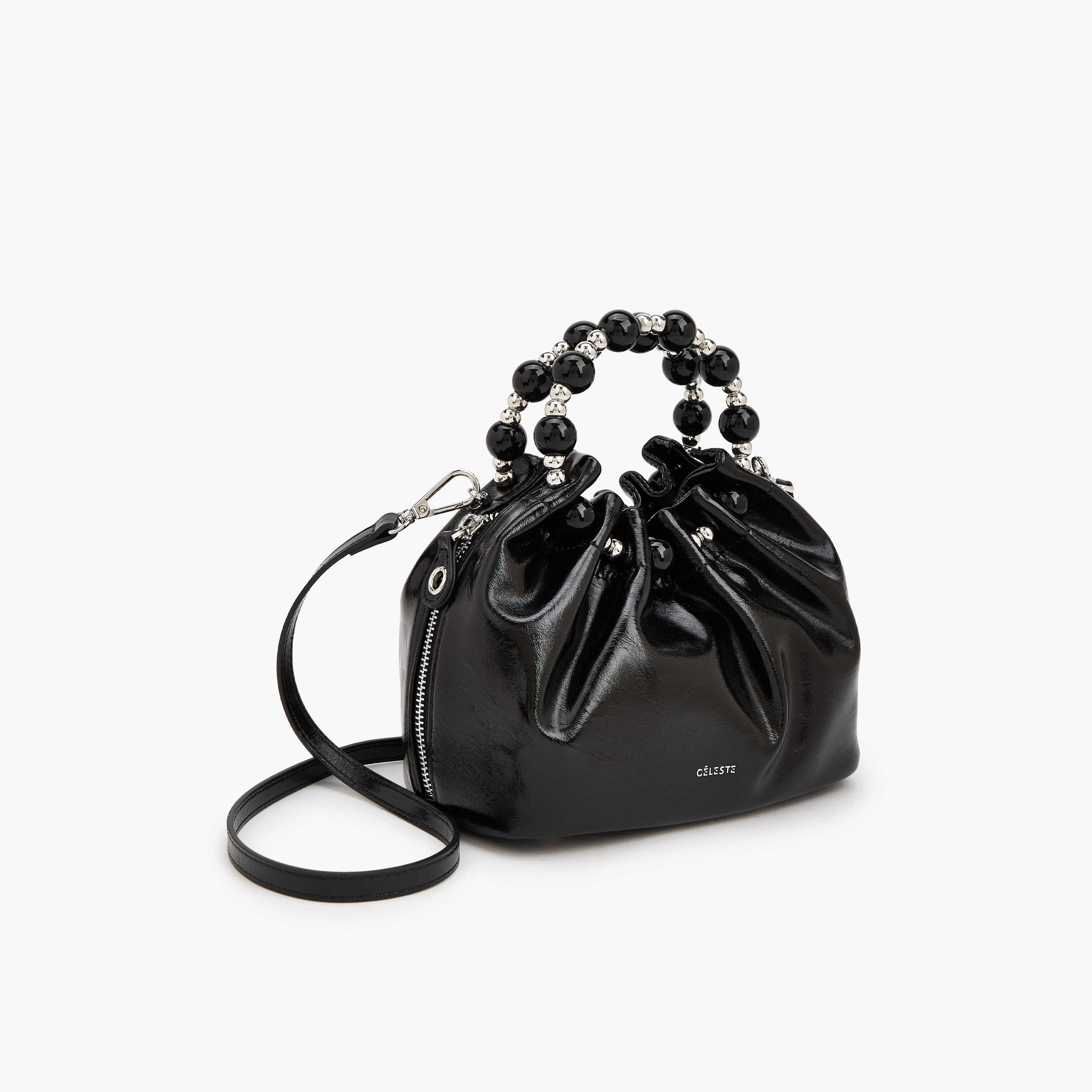 شنطة كروس بودي بكشكش وحزام قابل للفصل من سيليست-women-bagsandwallets-handbags-image-4