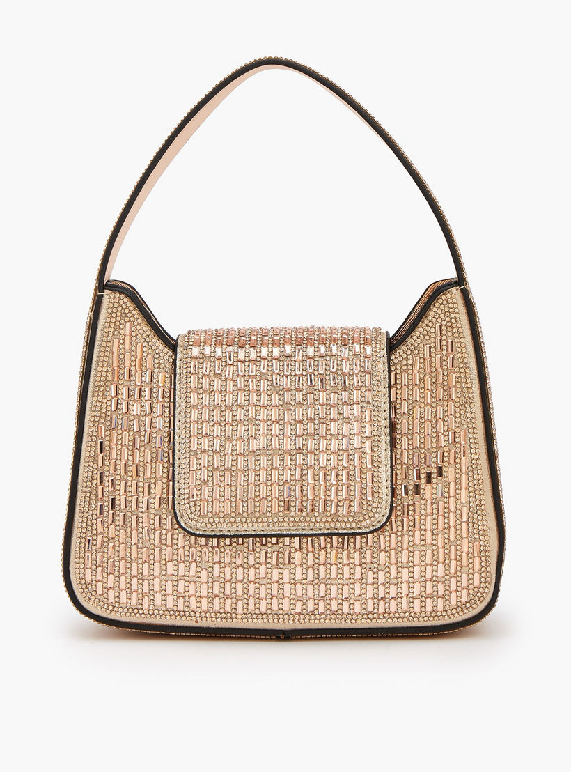 Celeste Embellished Crossbody Bag with Chain Strap-women-bagsandwallets-handbags-image-1