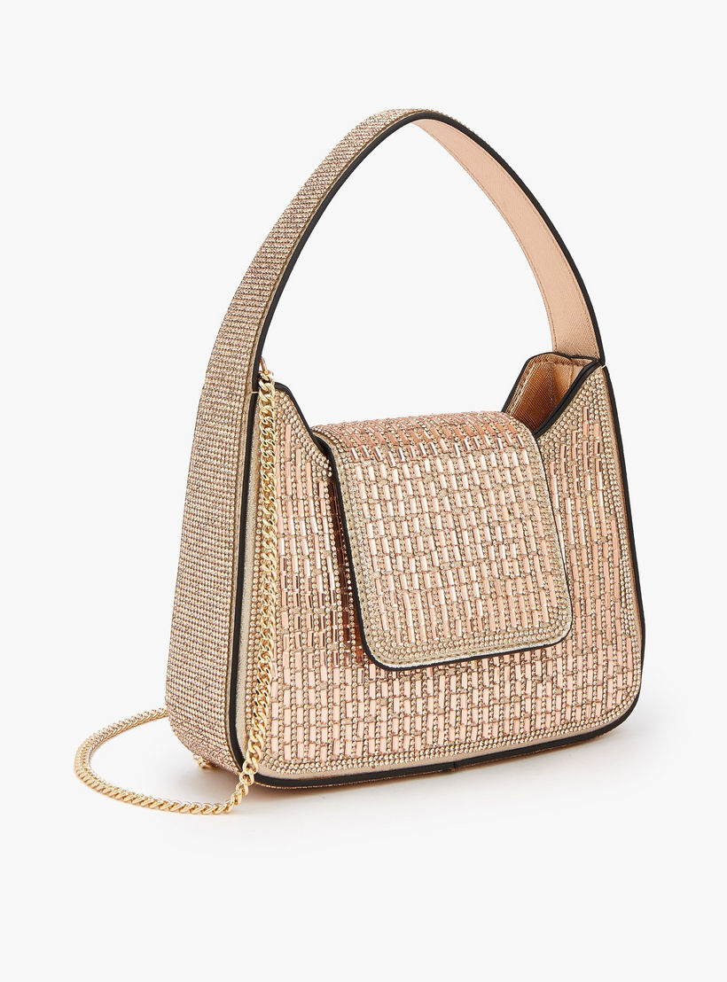 Celeste Embellished Crossbody Bag with Chain Strap-women-bagsandwallets-handbags-image-4