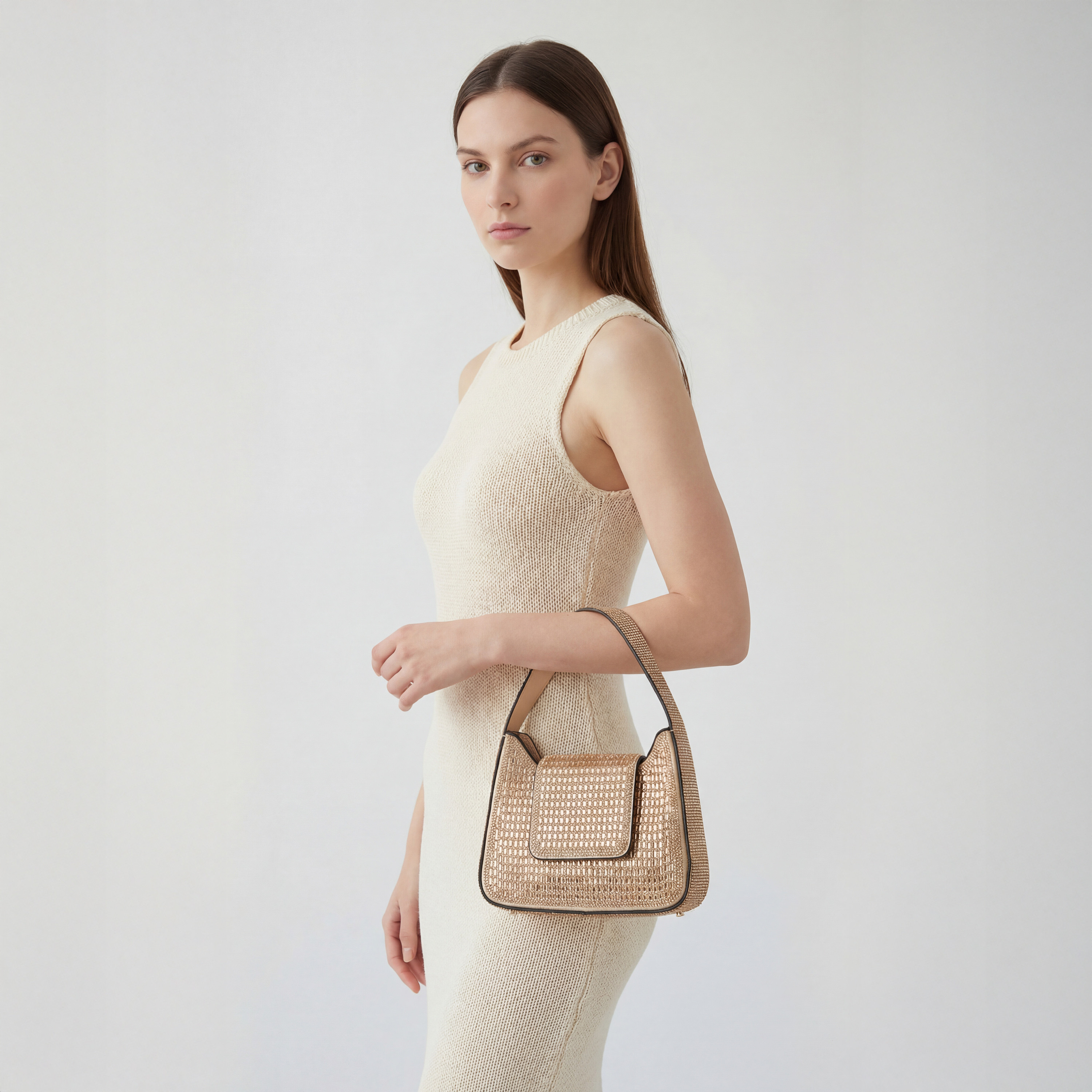 Celeste Embellished Crossbody Bag with Chain Strap-women-bagsandwallets-handbags-image-2