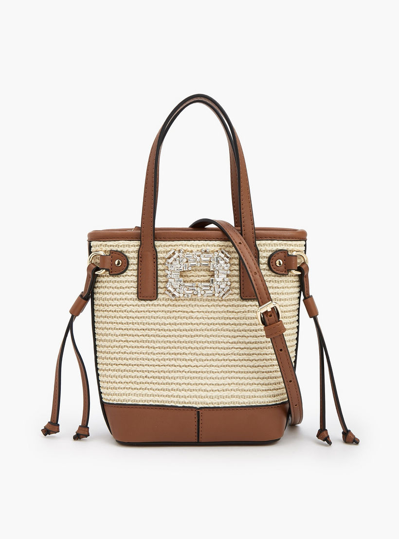 شنطة توتي بارزة الملمس بحزام قابل للفصل من سيليست-women-bagsandwallets-handbags-image-1