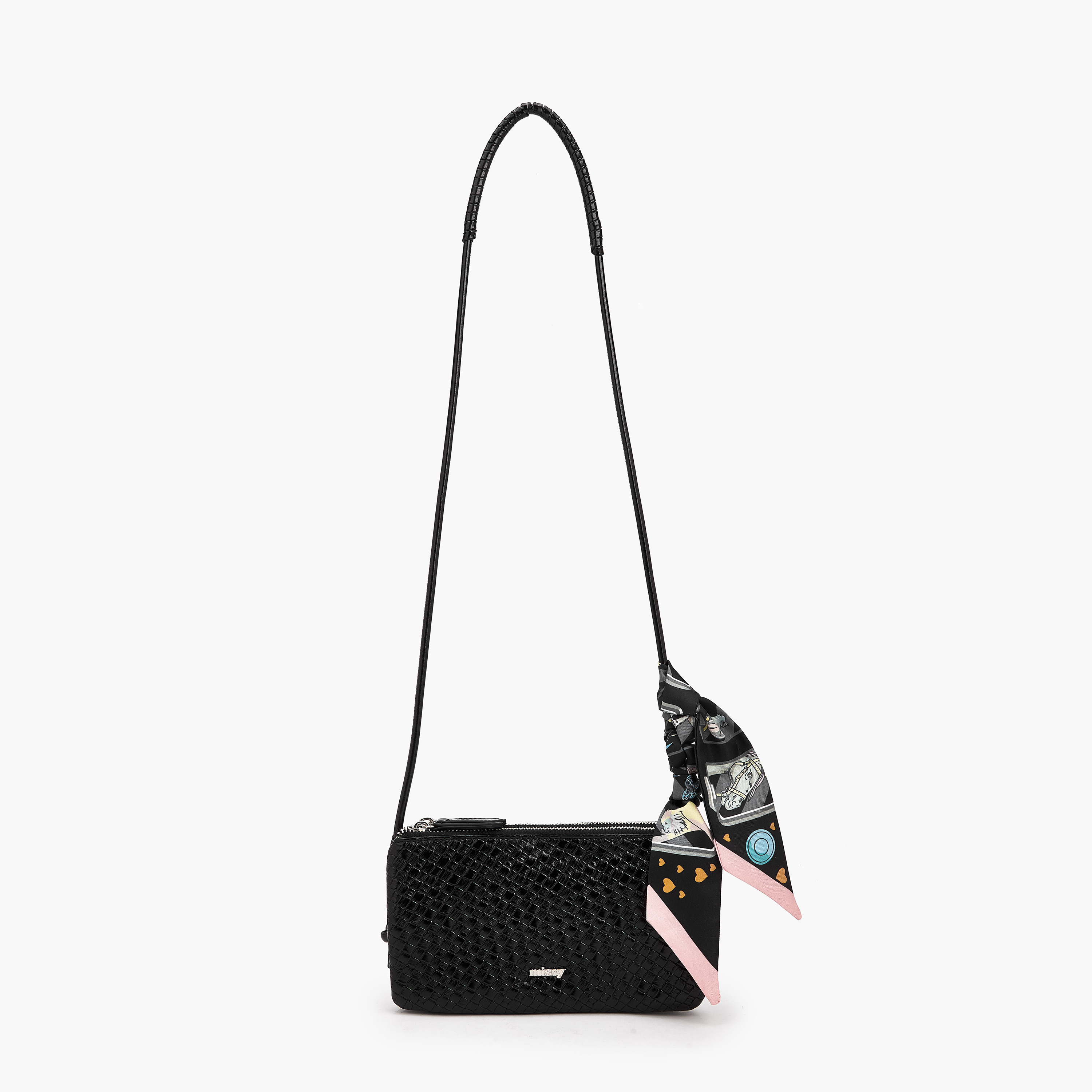 شنطة كروس بودي بارزة الملمس بحزام من ميسي-women-bagsandwallets-handbags-image-3