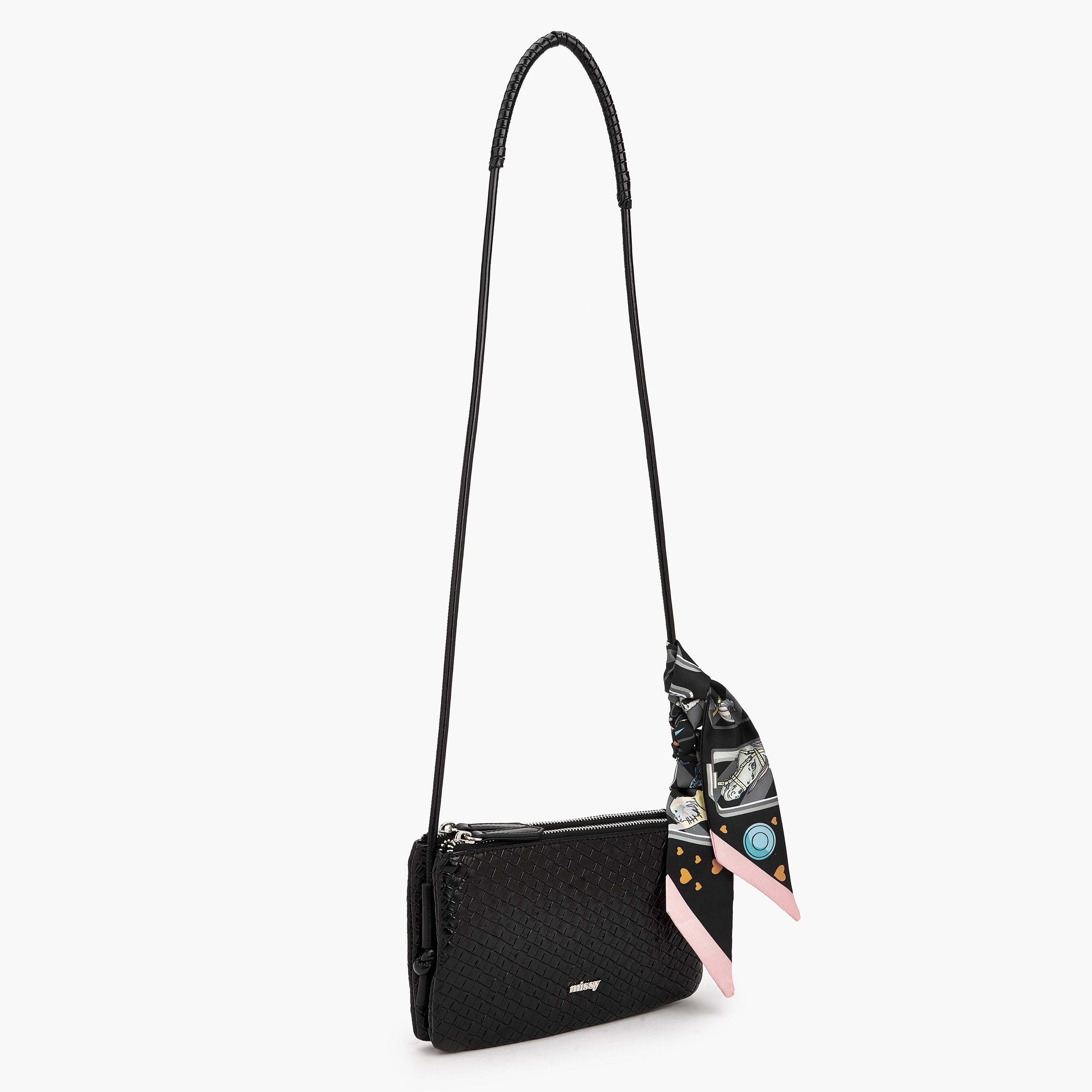 شنطة كروس بودي بارزة الملمس بحزام من ميسي-women-bagsandwallets-handbags-image-4