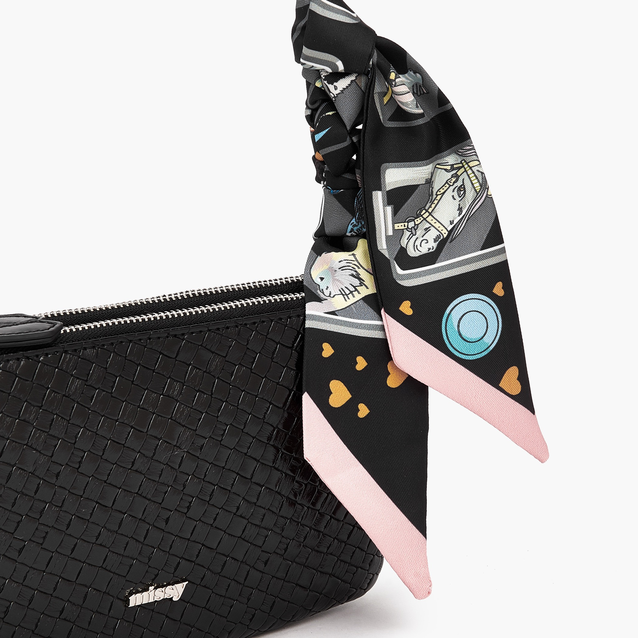 Missy Textured Crossbody Bag with Strap Handle-women-bagsandwallets-handbags-image-4