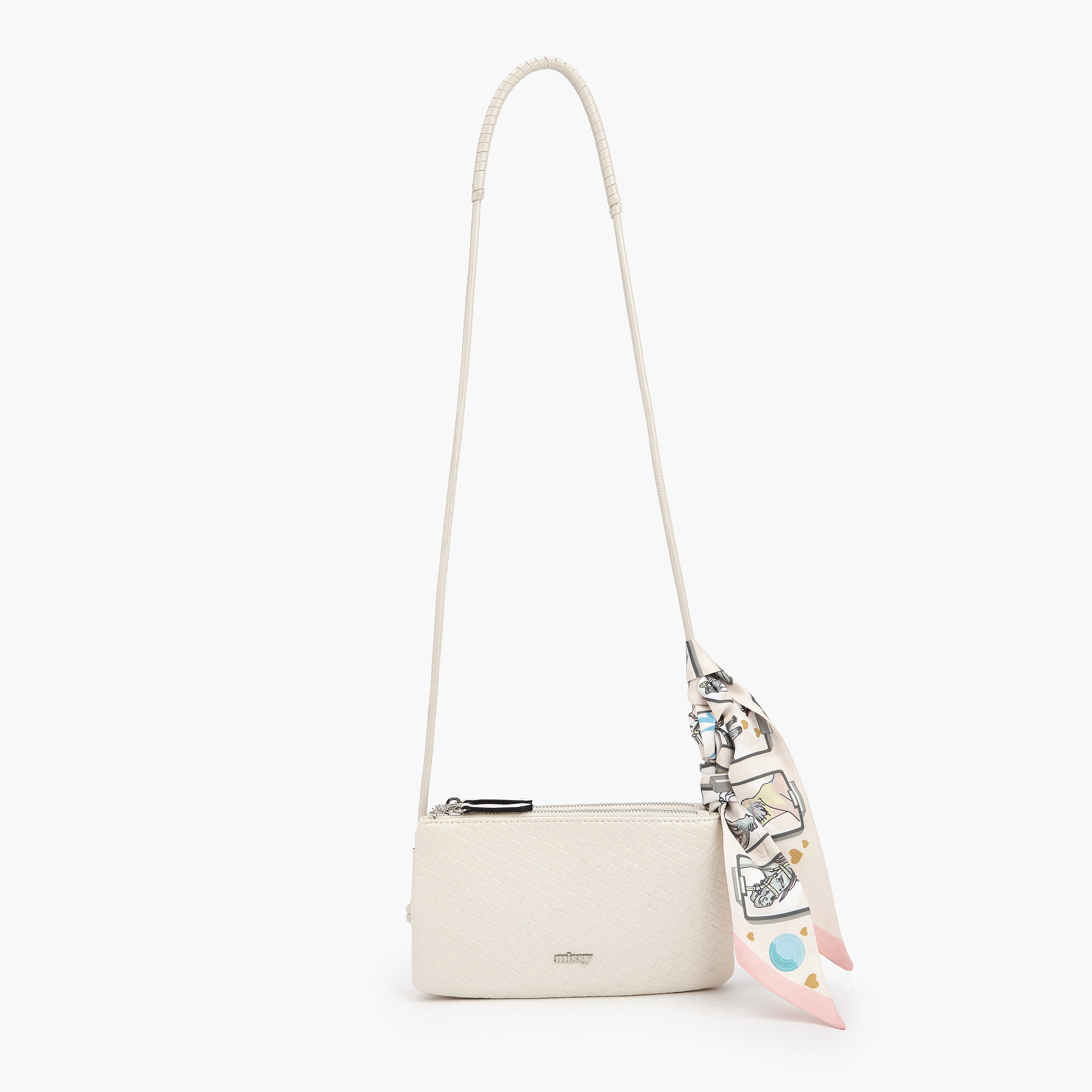 شنطة كروس بودي بارزة الملمس بحزام من ميسي-women-bagsandwallets-handbags-image-3