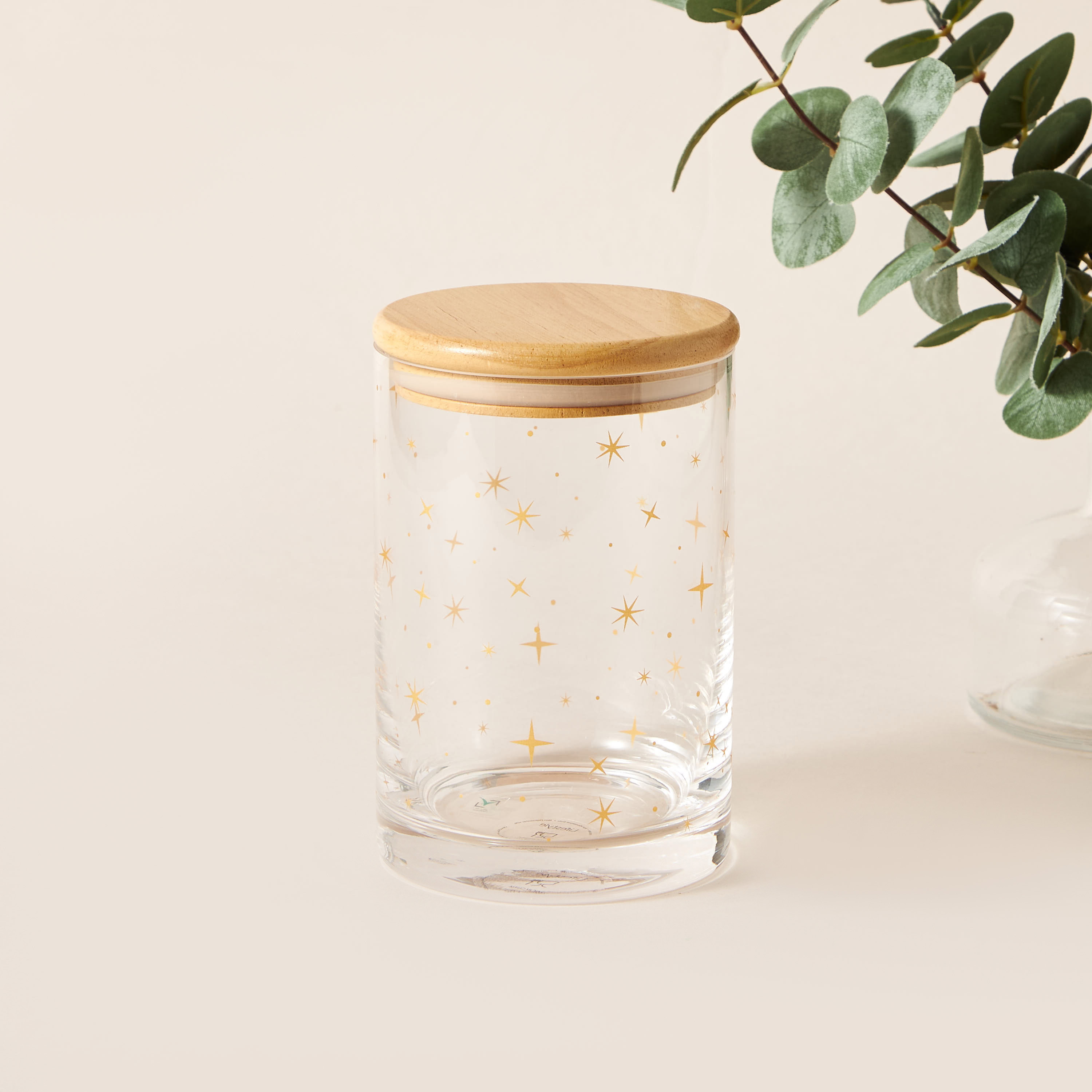 Crescent Glassware Printed Canister with Lid-household-kitchen-foodstorage-canistersandjars-image-1