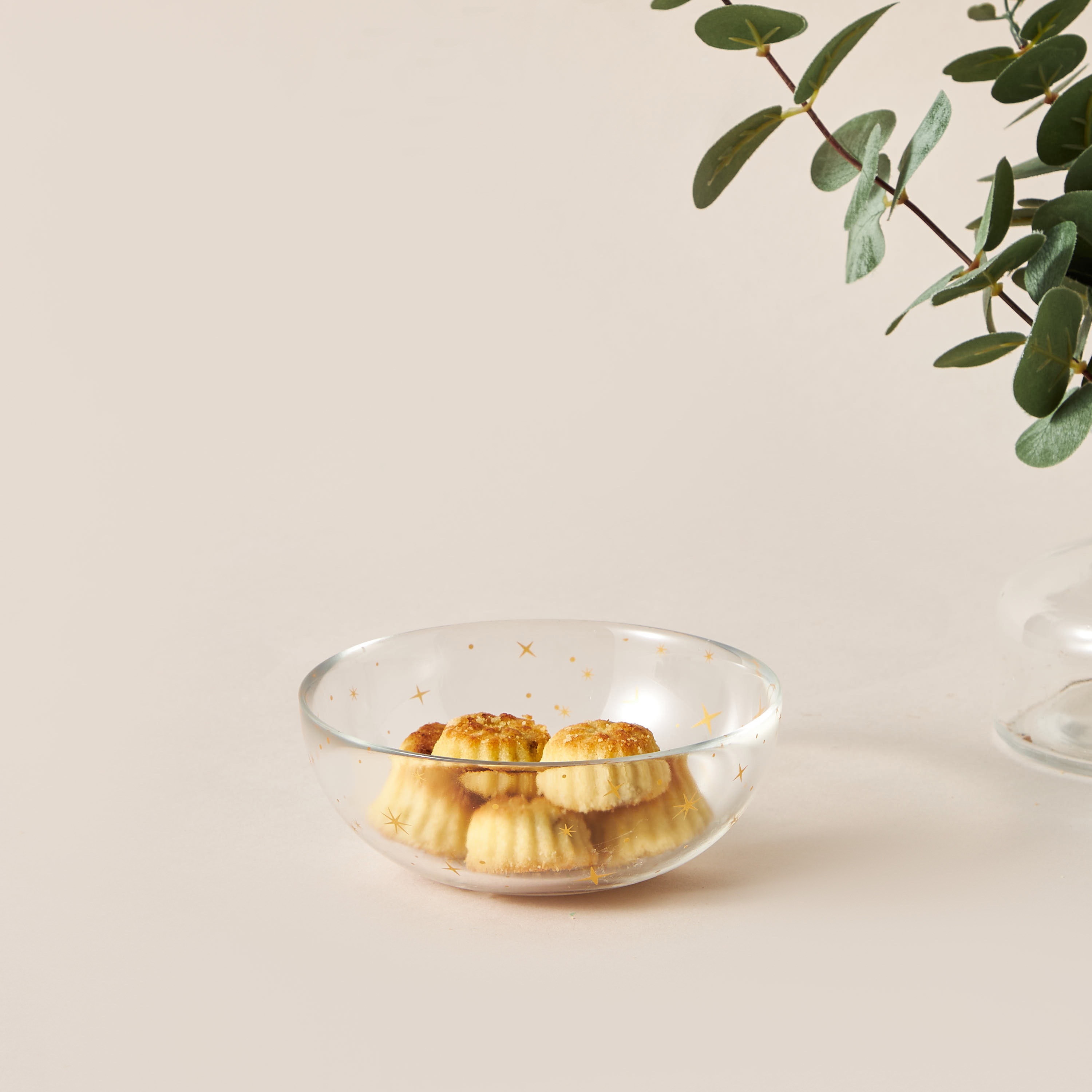 Crescent Printed Glass Bowl - 12 cms-household-dining-dinnerware-bowls-image-2