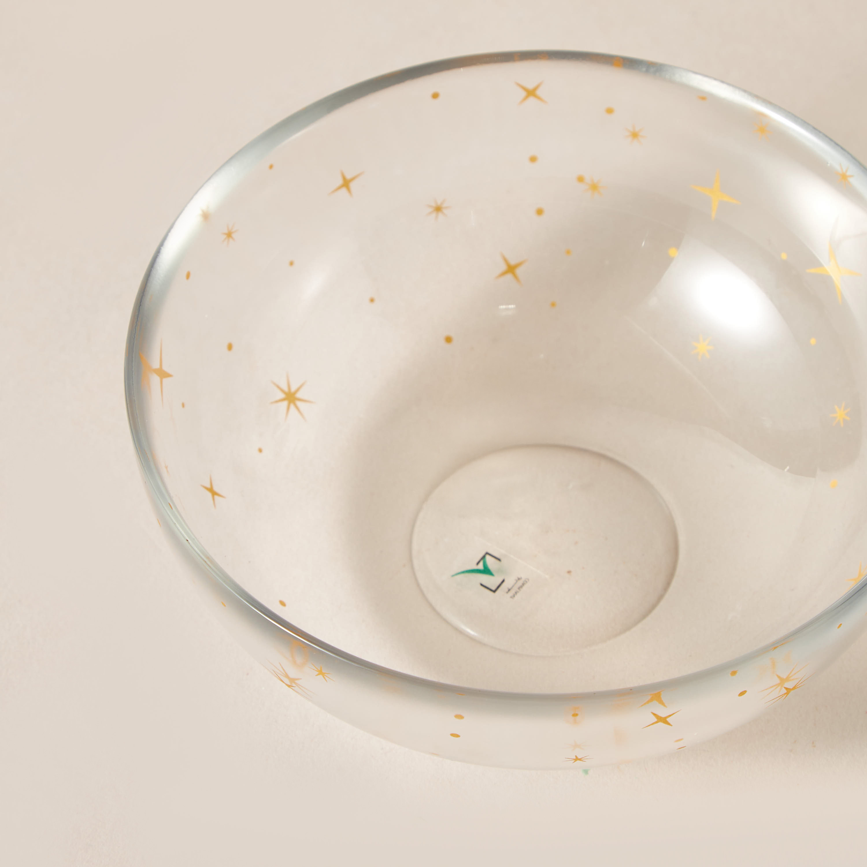 Crescent Printed Glass Bowl - 12 cms-household-dining-dinnerware-bowls-image-5