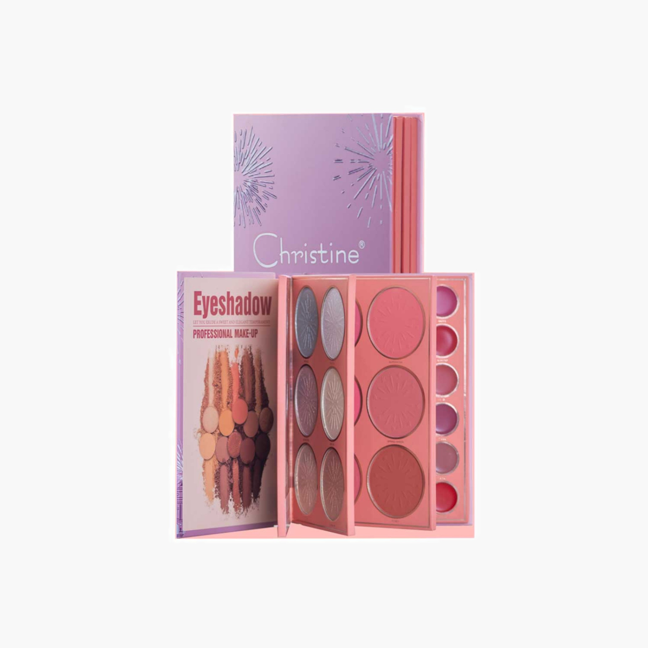 Christine 4 in 1 Face Palette # CH-K2310-beautyandpersonalcare-makeup-face-foundations-image-1