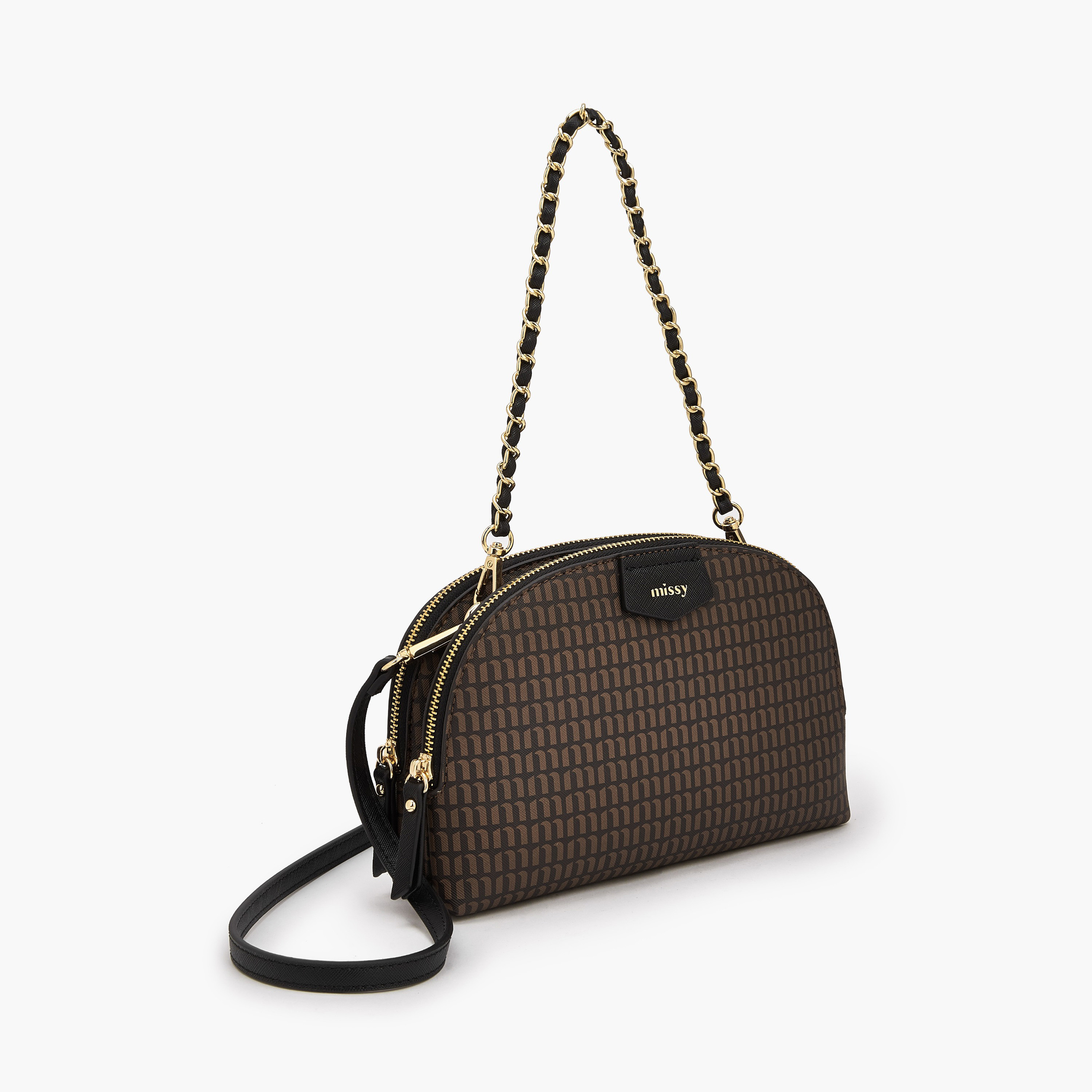 شنطة كروس بودي بحزام قابل للفصل وطبعات مونوجرام من ميسي-women-bagsandwallets-handbags-image-4