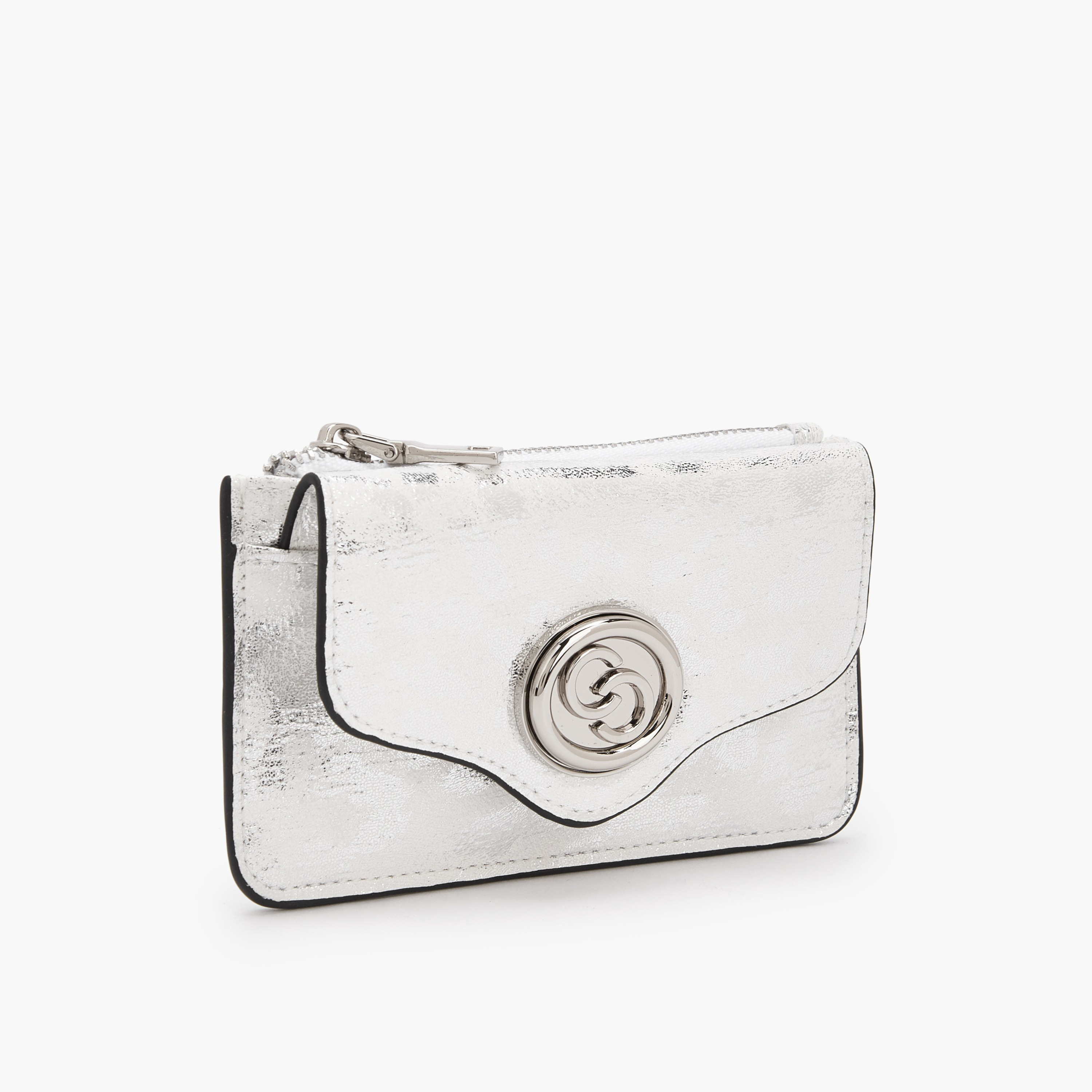 حافظة بطاقات ميتاليك بسحّاب إغلاق من سيليست-women-bagsandwallets-wallets-image-2
