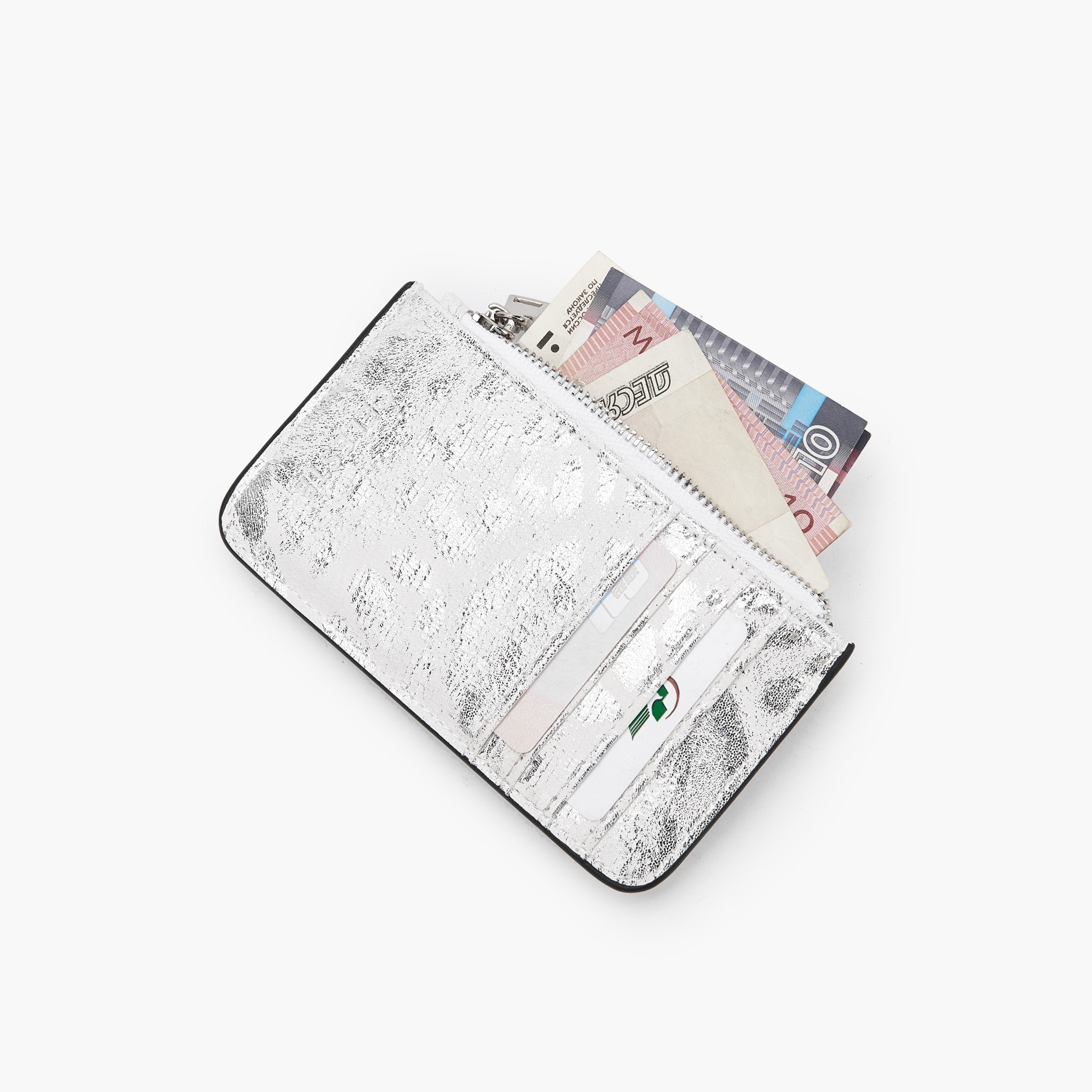 حافظة بطاقات ميتاليك بسحّاب إغلاق من سيليست-women-bagsandwallets-wallets-image-7