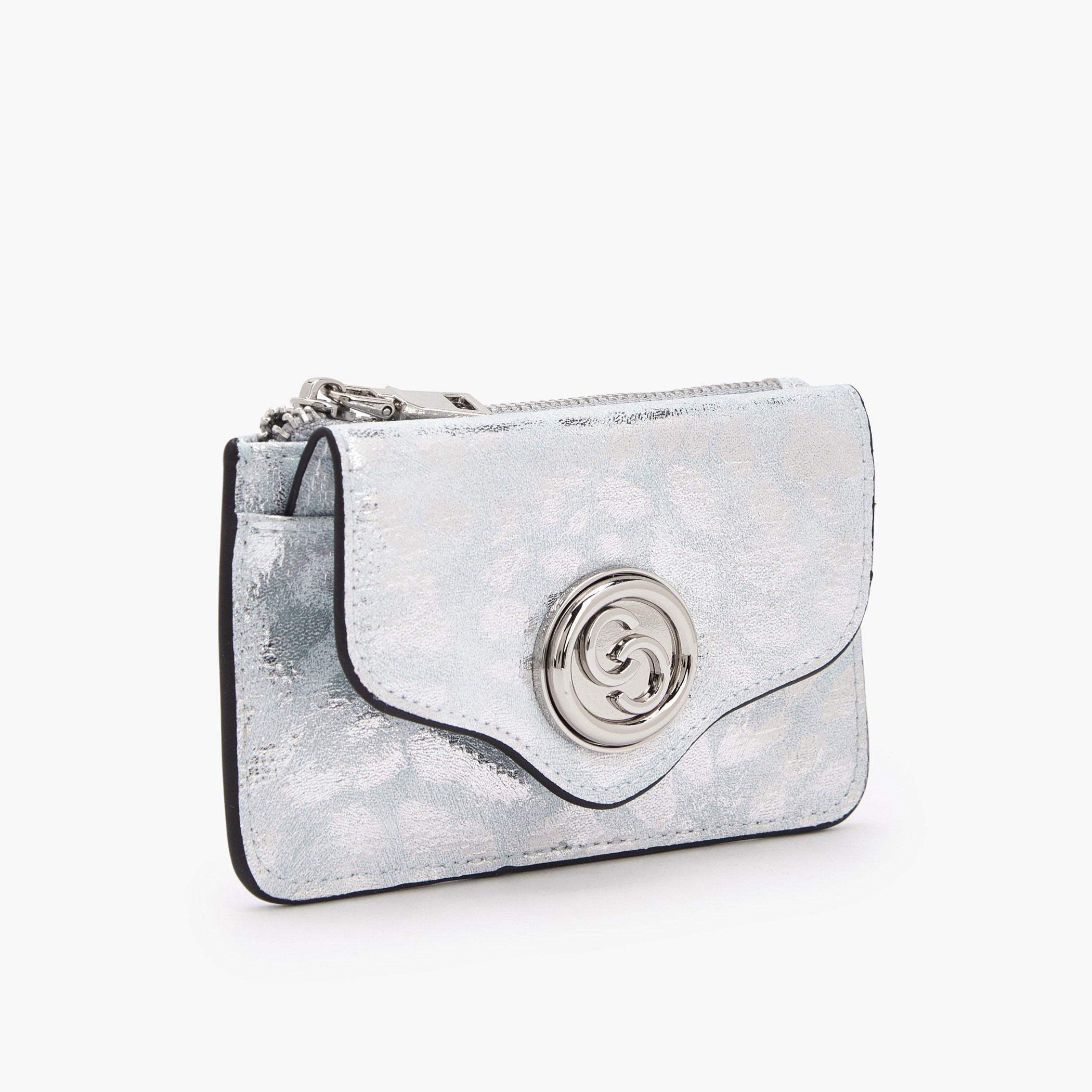 حافظة بطاقات ميتاليك بسحّاب إغلاق من سيليست-women-bagsandwallets-wallets-image-2