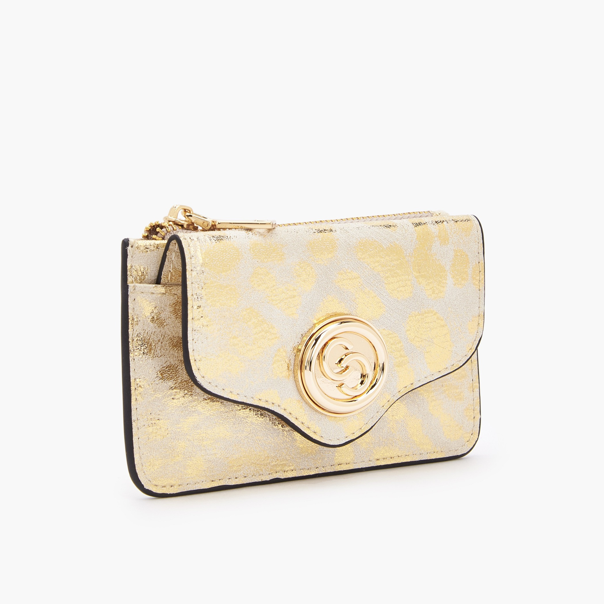 حافظة بطاقات ميتاليك بسحّاب إغلاق من سيليست-women-bagsandwallets-wallets-image-2