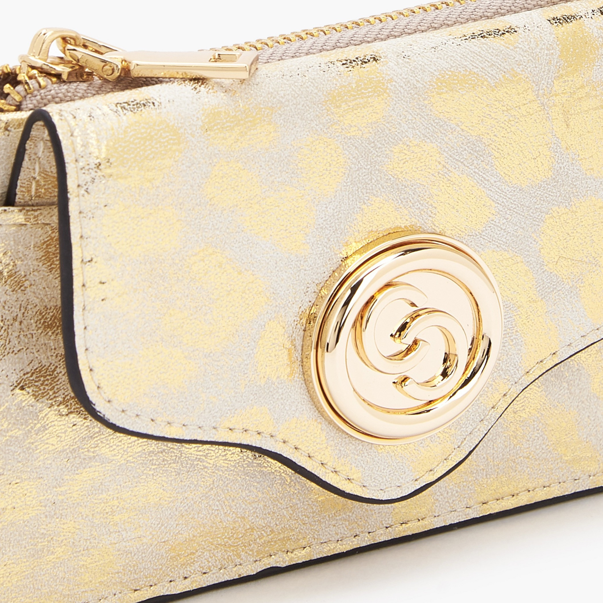 حافظة بطاقات ميتاليك بسحّاب إغلاق من سيليست-women-bagsandwallets-wallets-image-3
