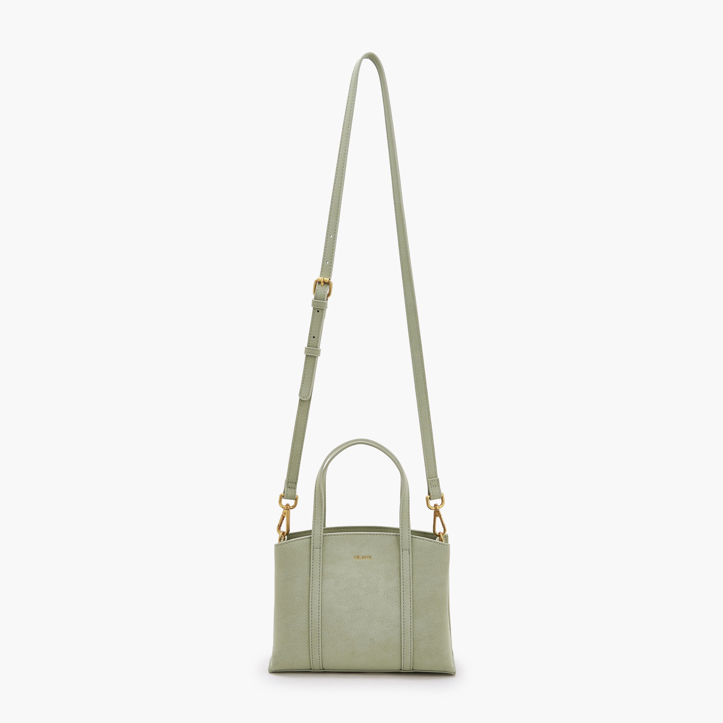Celeste Textured Tote Bag with Double Handles-women-bagsandwallets-handbags-image-3