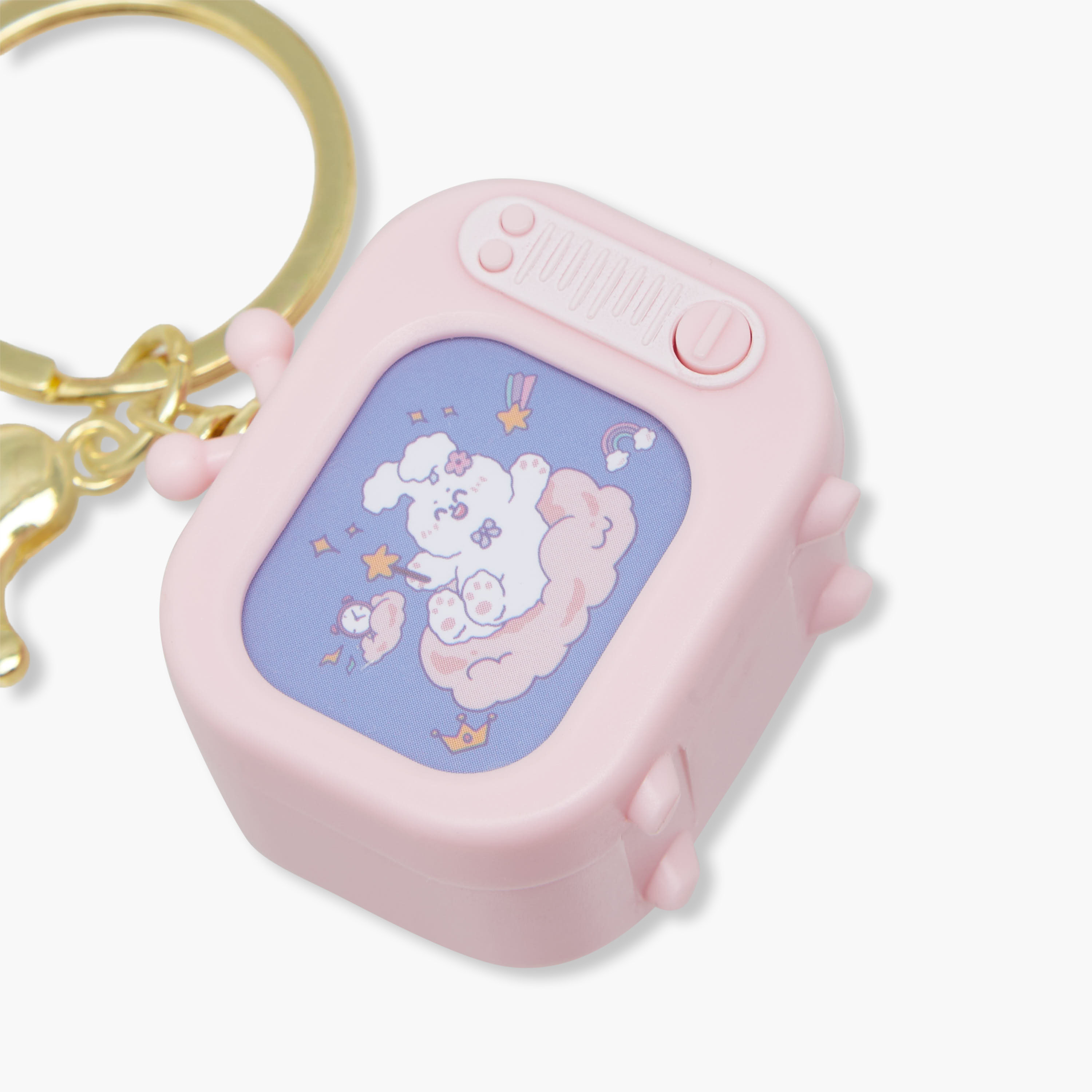 Keyring with LED Light TV Accent-girls-accessories-keyringsandbagcharms-image-3