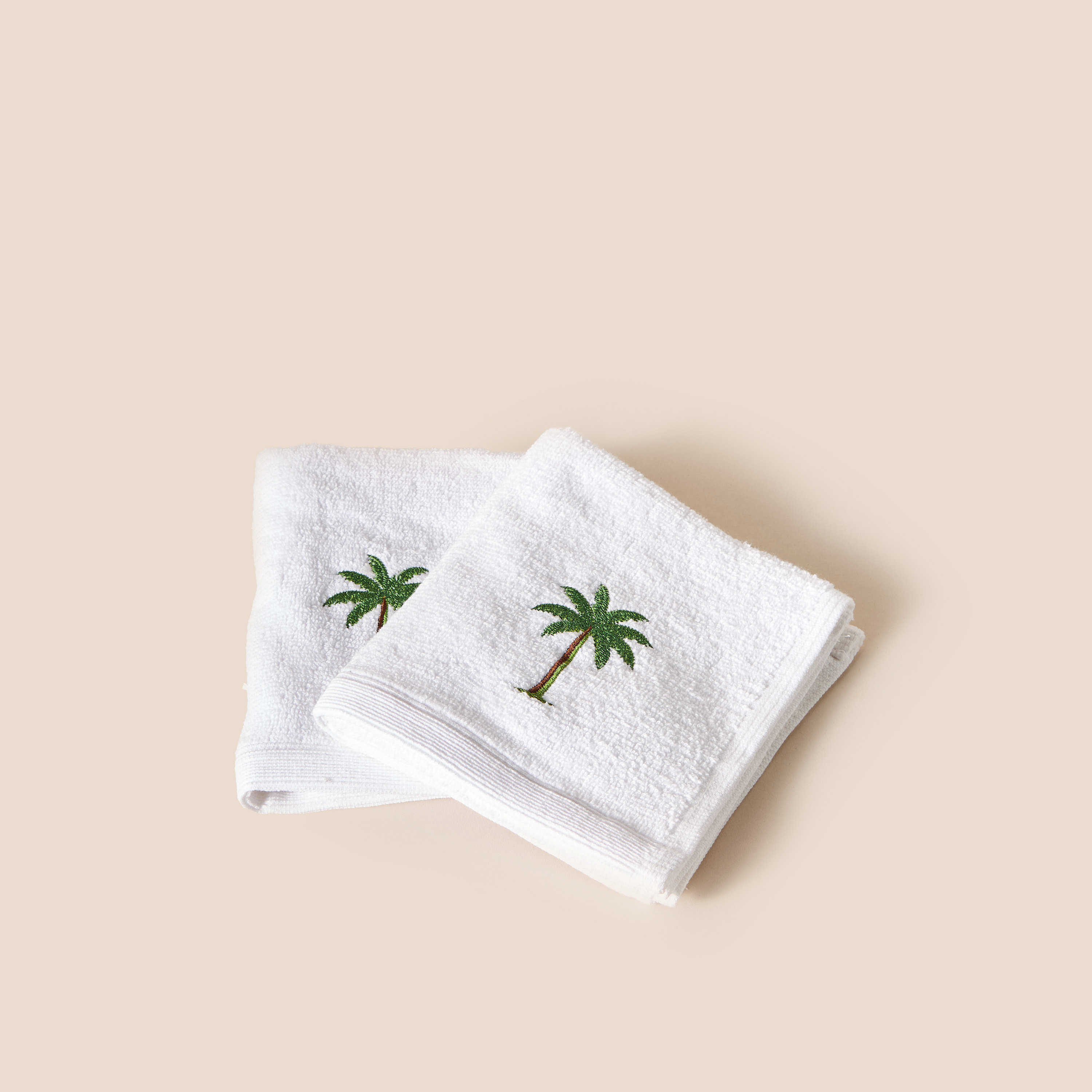 Palm Terry 2-Piece Guest Towel Set - 50x30 cms-household-bathandlaundry-bathlinen-towels-image-2