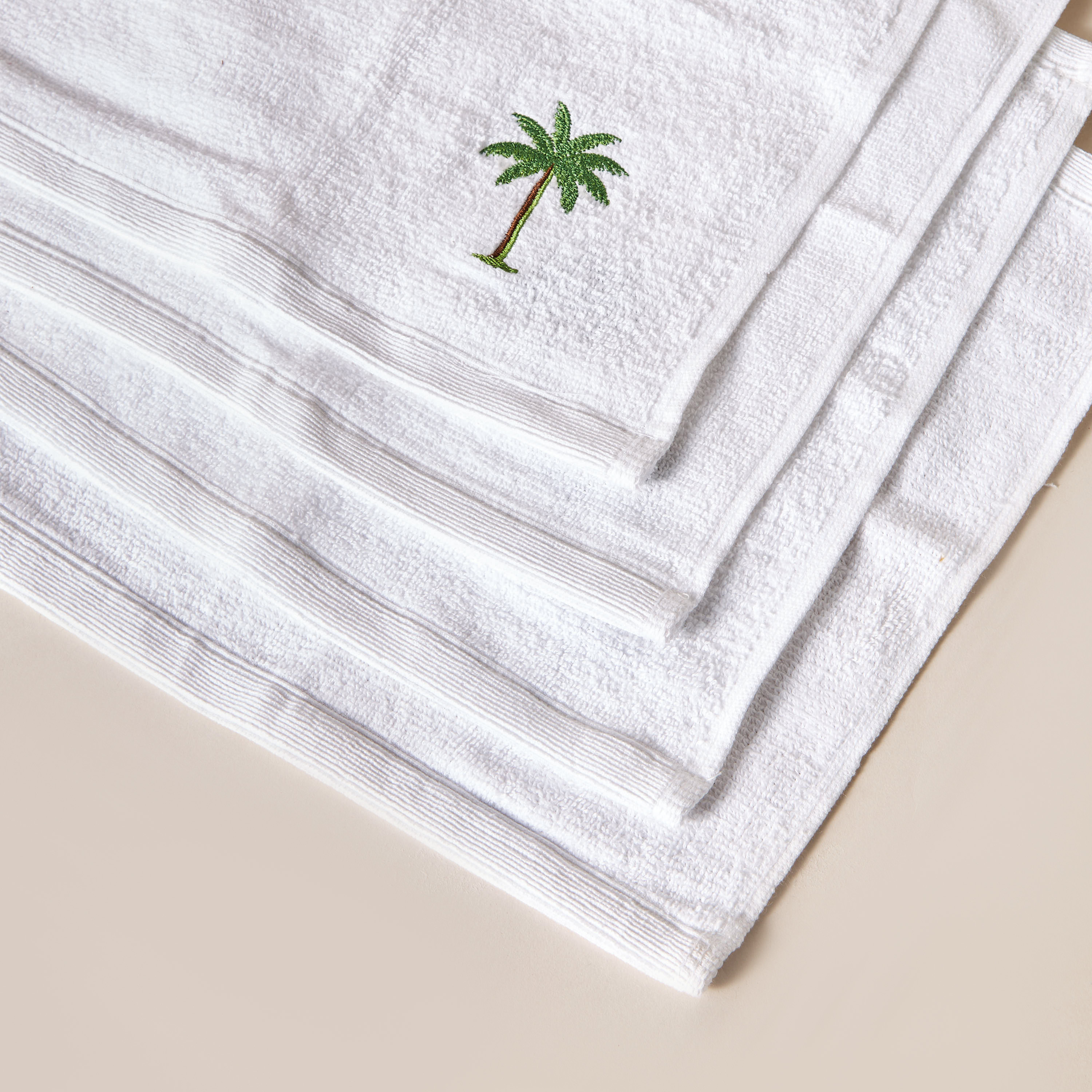 Palm Terry 4-Piece Wash Towel Set - 30x30 cms-household-bathandlaundry-bathlinen-towels-image-3