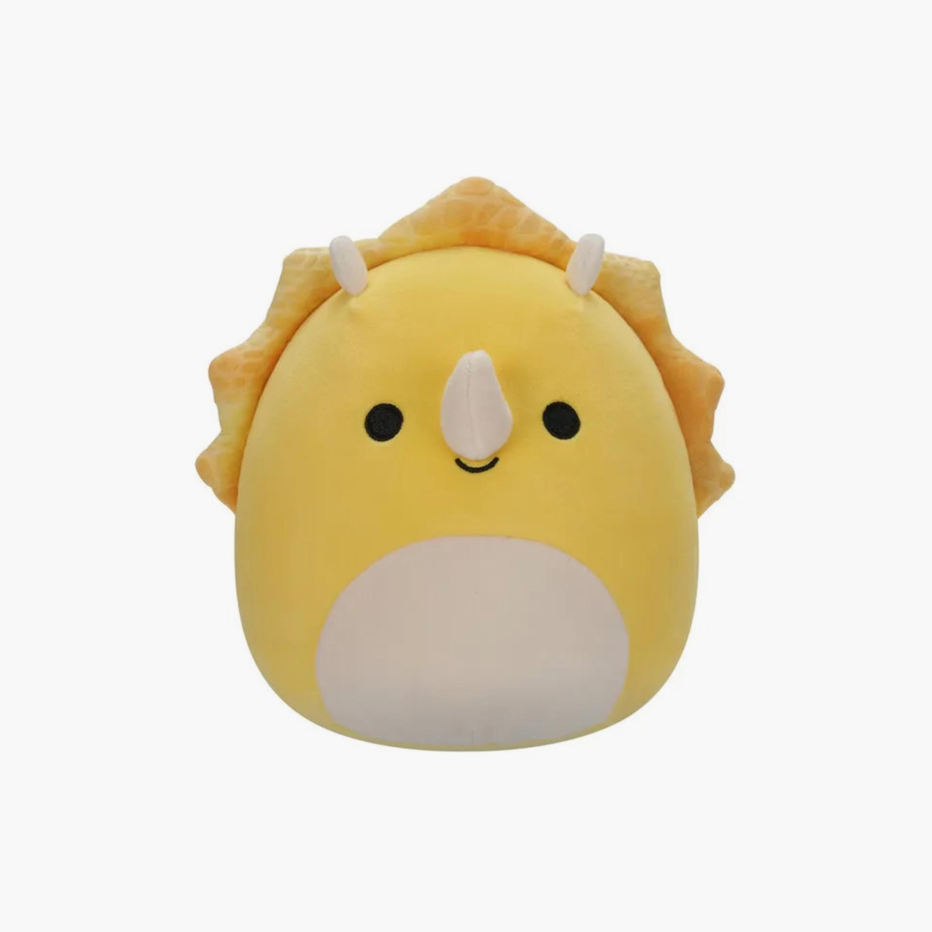 Squishmallows Plush Toy - Lancaster Yellow Triceratops - 19 cm-toys-plushsofttoys-cartooncharacters-image-1