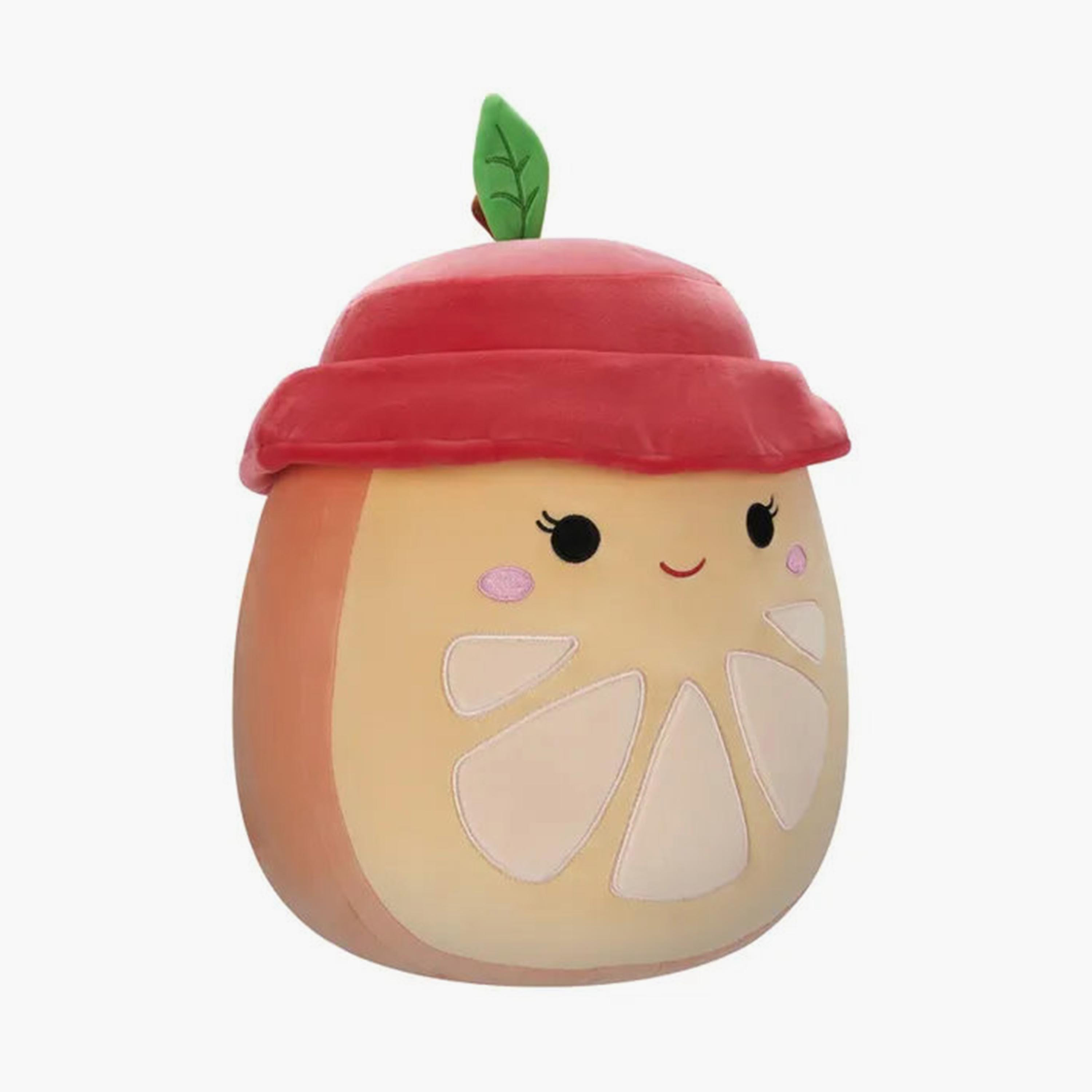 لعبة سكويشميلوز المحشوة - شريحة برتقالية من سيليا أوريون مع قبعة دلو - 30 سم-toys-plushsofttoys-cartooncharacters-image-2