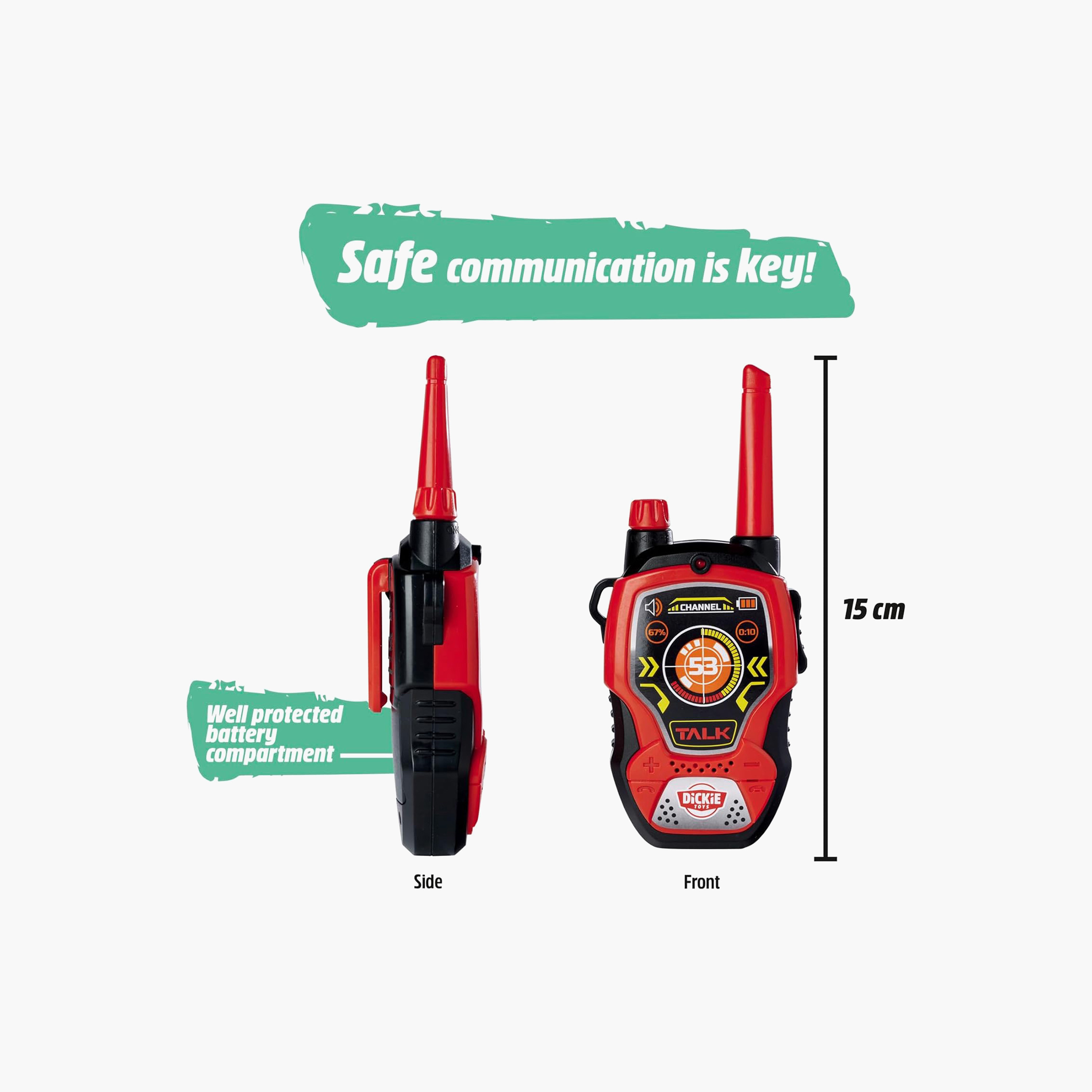 DICKIE TOYS Walkie Talkie Toy Set-toys-roleplay-policeanddetectivesets-image-2