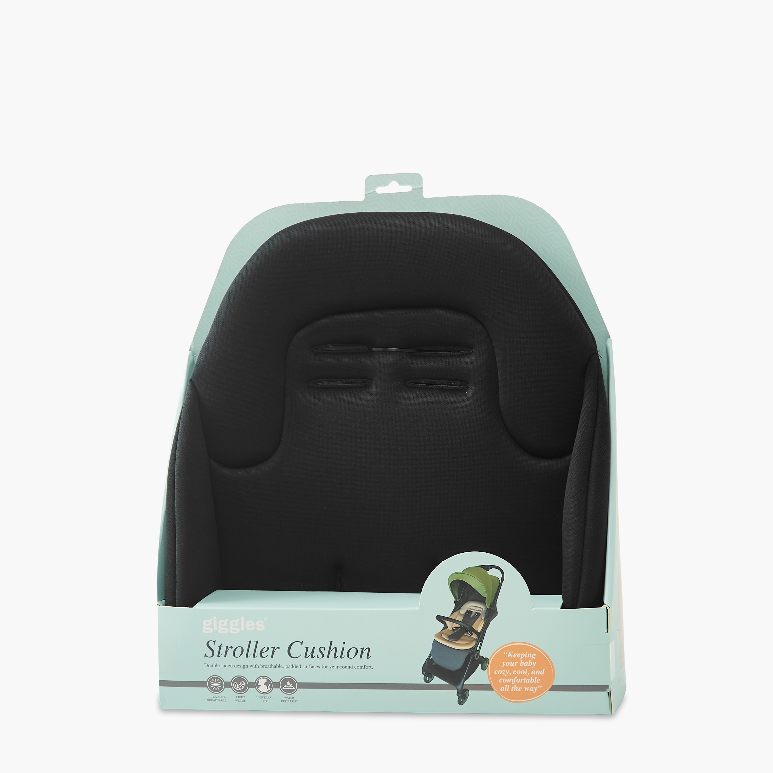 Giggles Stroller Cushion with Water Repellent Design-baby-gear-strollersandprams-accessories-image-6