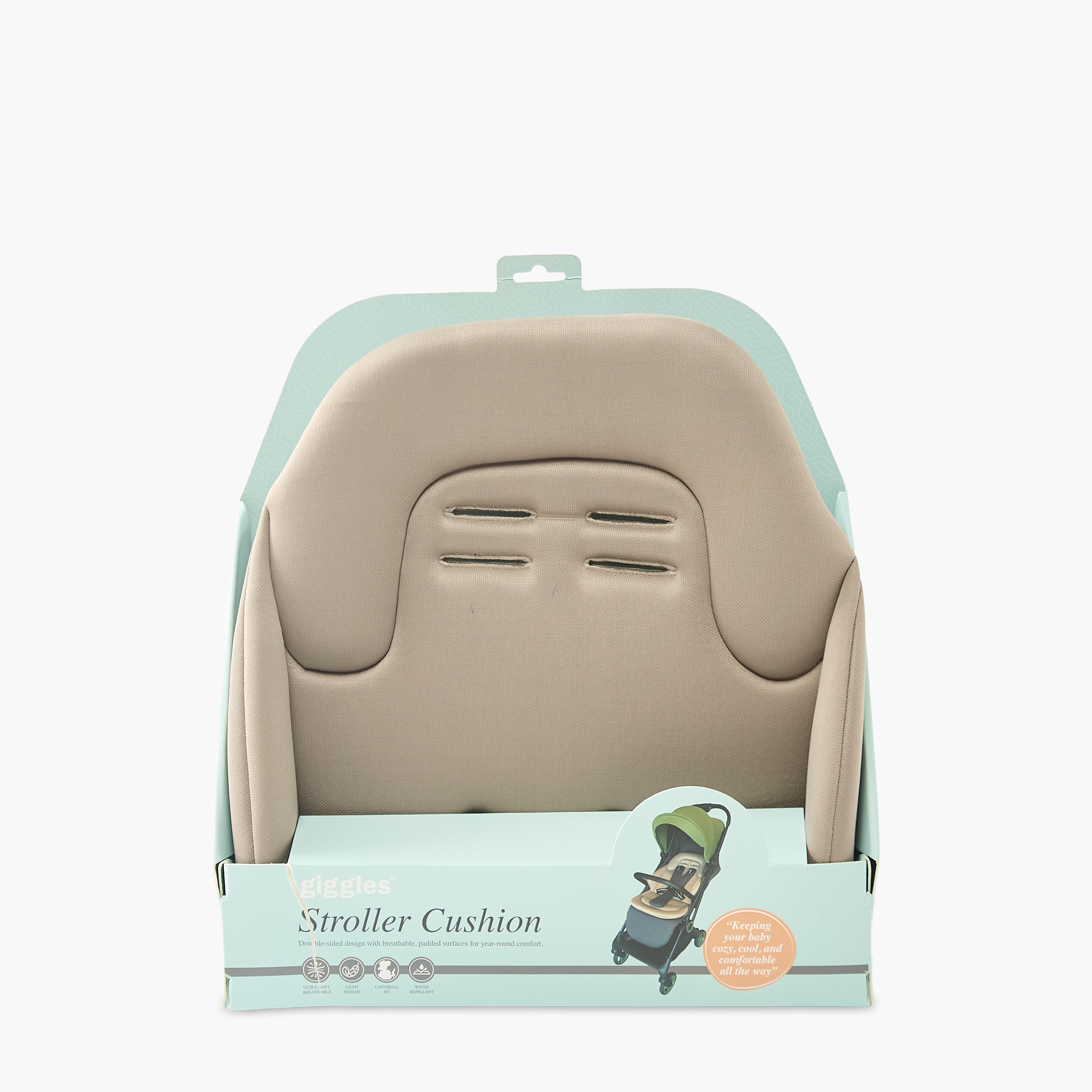 Giggles Stroller Cushion with Water Repellent Design-baby-gear-strollersandprams-accessories-image-6