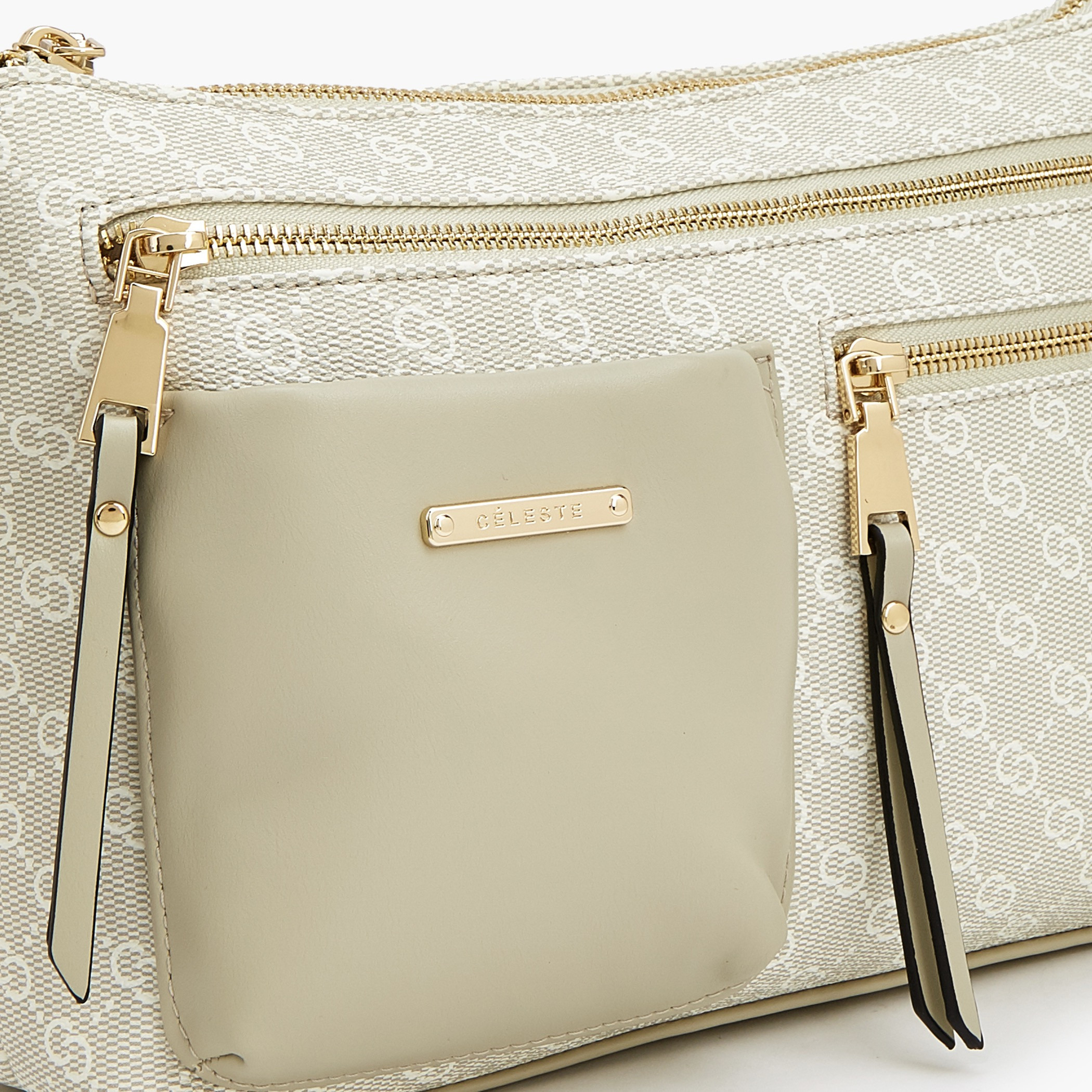 Celeste Monogram Print Crossbody Bag with Adjustable Strap-women-bagsandwallets-handbags-image-4